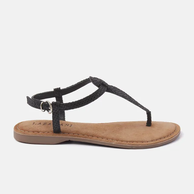 lazamani-anna-damen-ledersandalen-black image 1