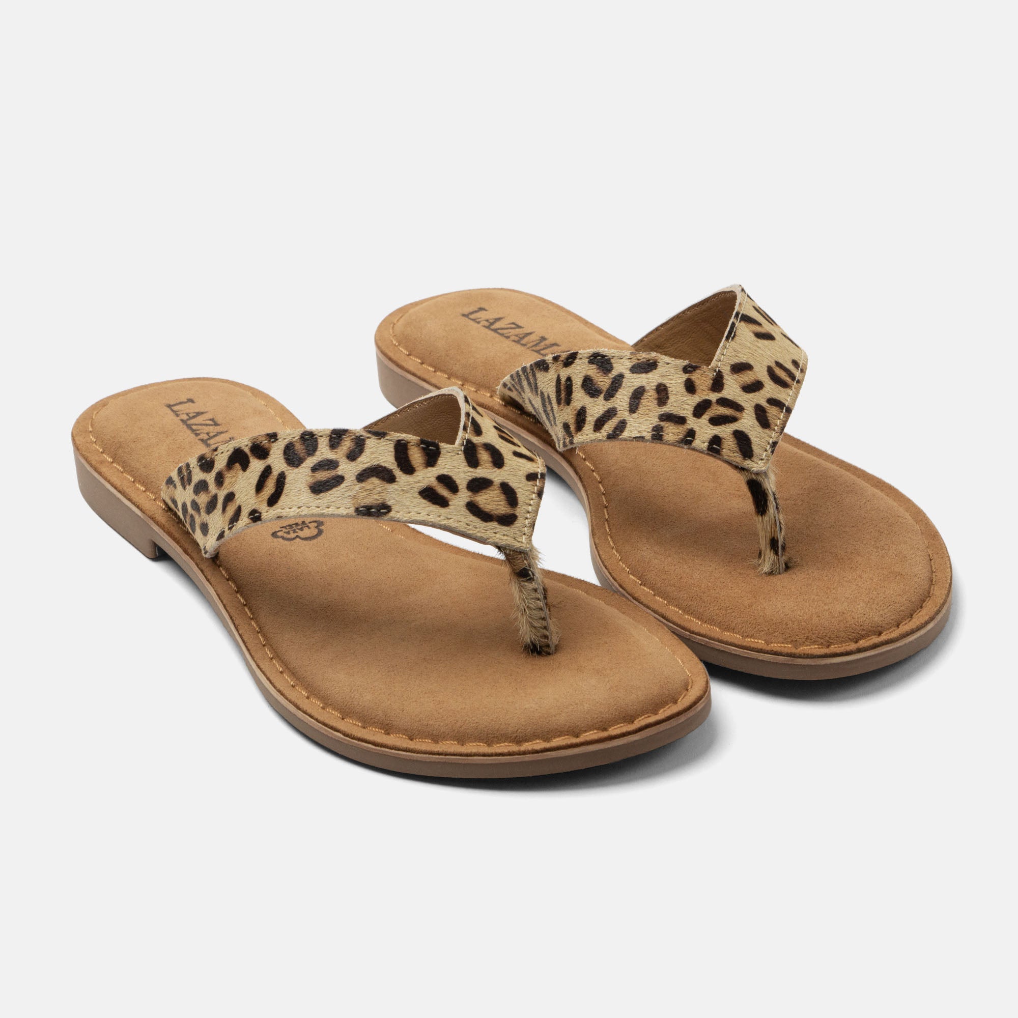 lazamani-jule-damen-zehentrenner-leopard image 3