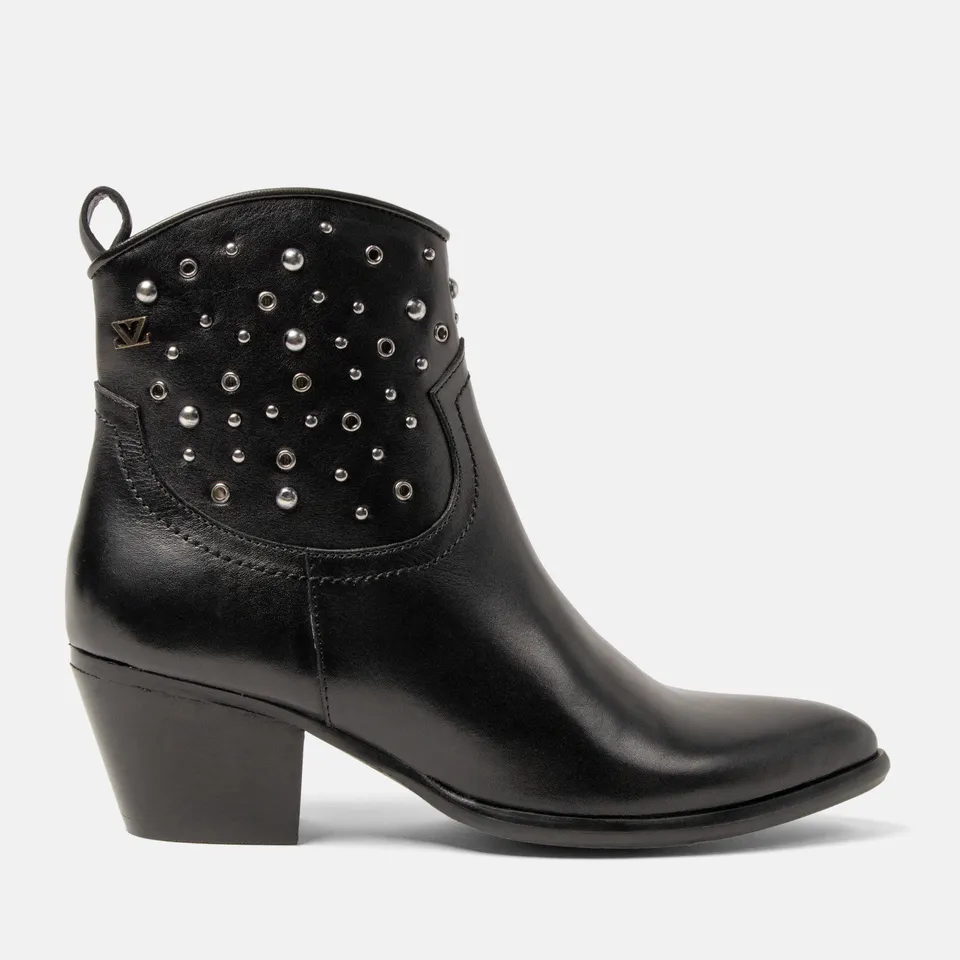 lazamani-myla-damen-leder-stiefeletten-black image 1