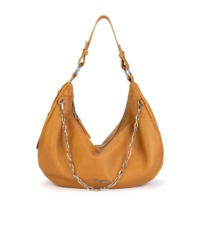 pikolinos-mouro-hobo-tasche-leder-braun-mit-rei-verschluss-f-r-damen image 1