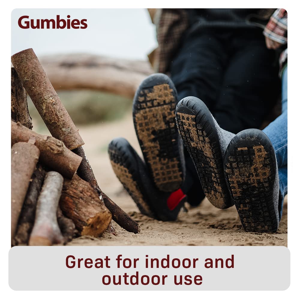 gumbies-outback-slipper-hausschuhe-grey-charcoal-eu-41 image 2