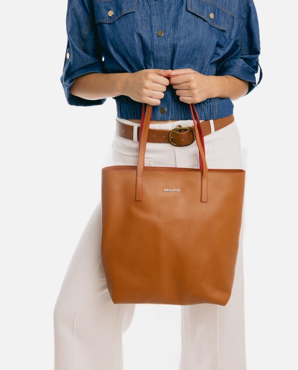 pikolinos-durango-shopper-aus-leder-f-r-damen-brandy image 2