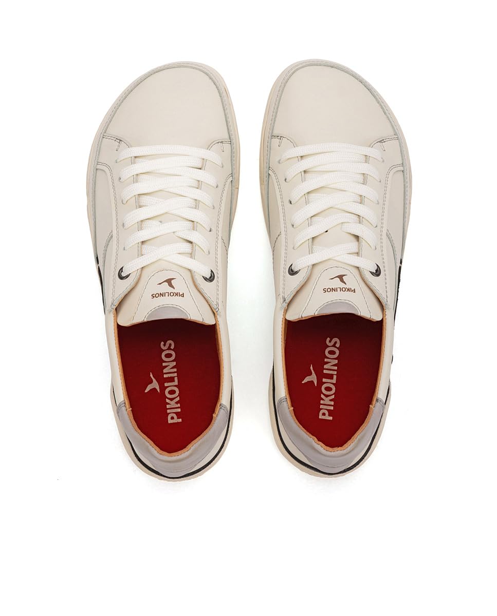 pikolinos-arenal-herren-sneakers-aus-leder-freizeitschuh-mit-gepolsterter-sohle image 6
