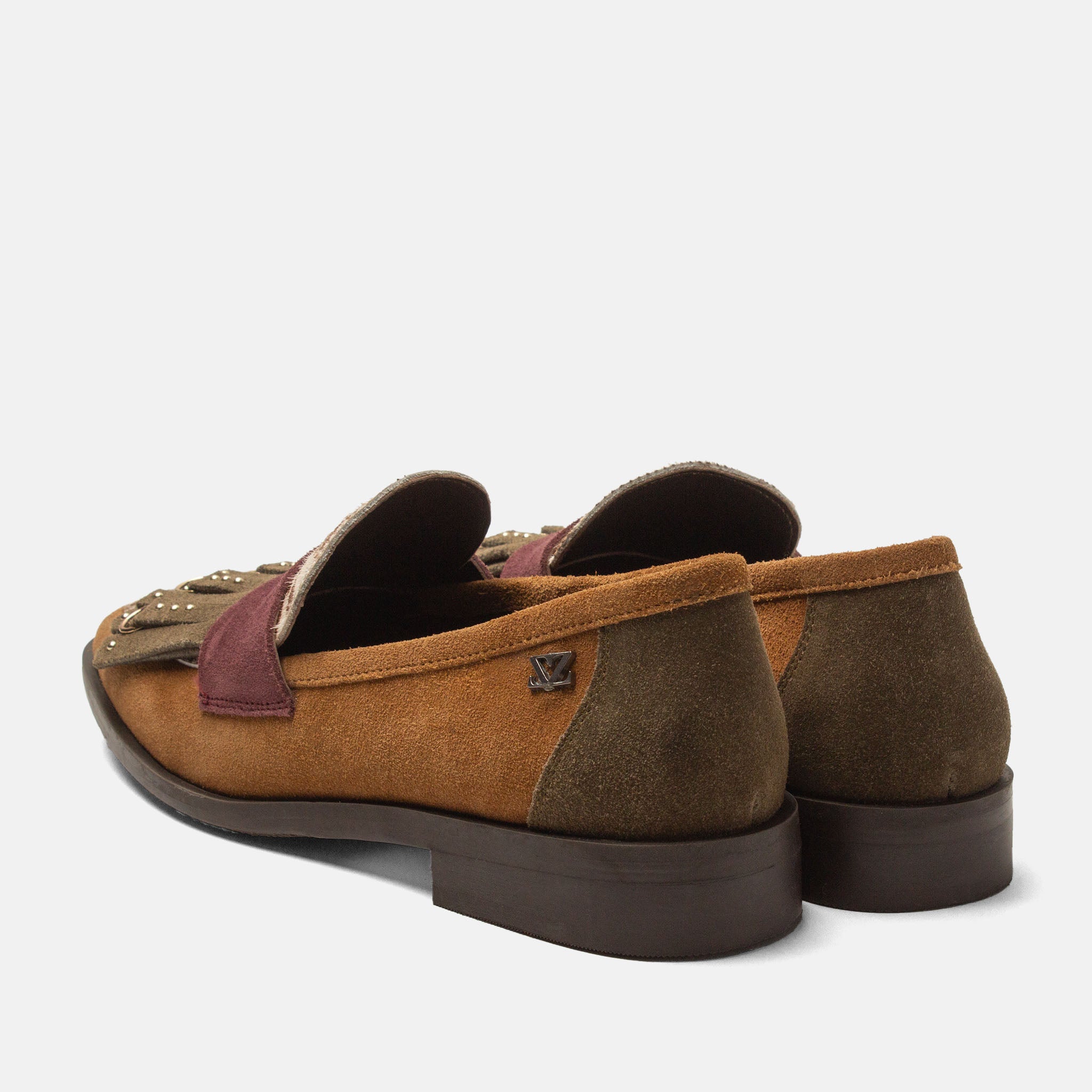 lazamani-lola-damen-wildleder-loafer-tan image 3