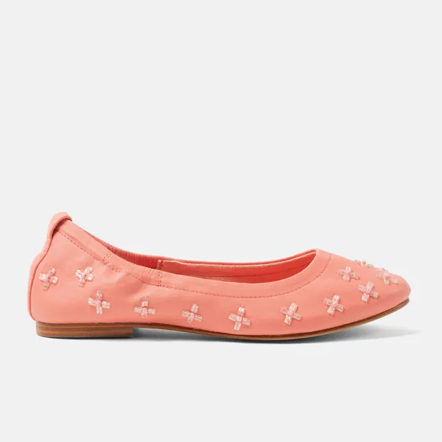 lazamani-gracia-damen-leder-ballerinas-coral image 1