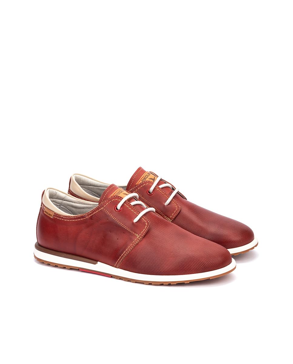 pikolinos-saler-m8w-6429-herren-schn-rschuhe-aus-leder-brandy-perforiert image 2