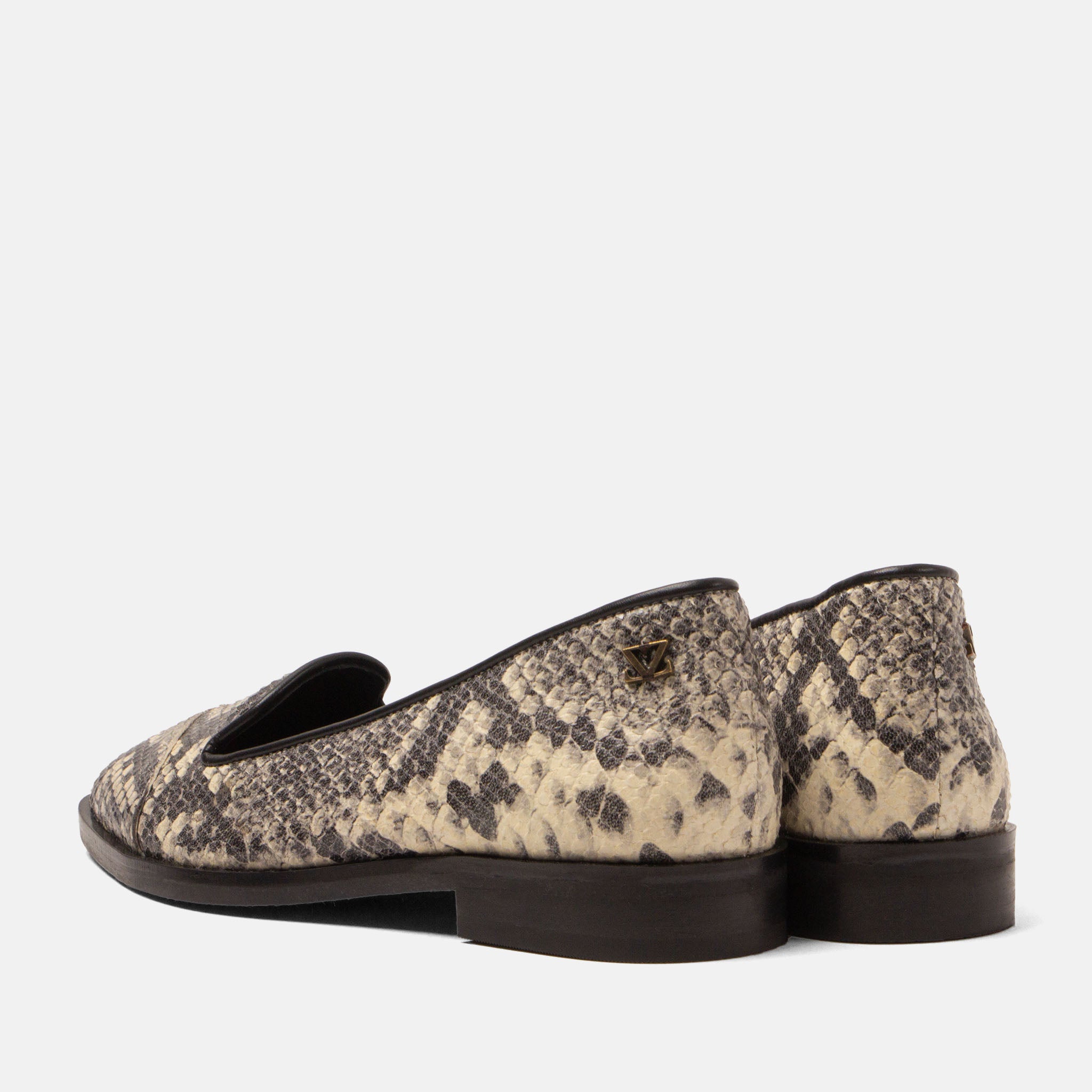 lazamani-flora-damen-leder-loafers-offwhite image 4