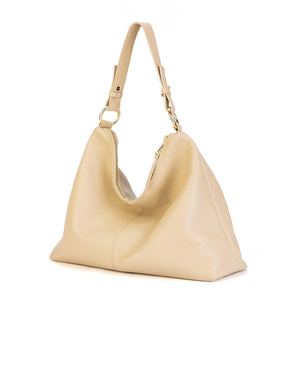pikolinos-beget-hobo-tasche-aus-leder-f-r-damen-creme image 4