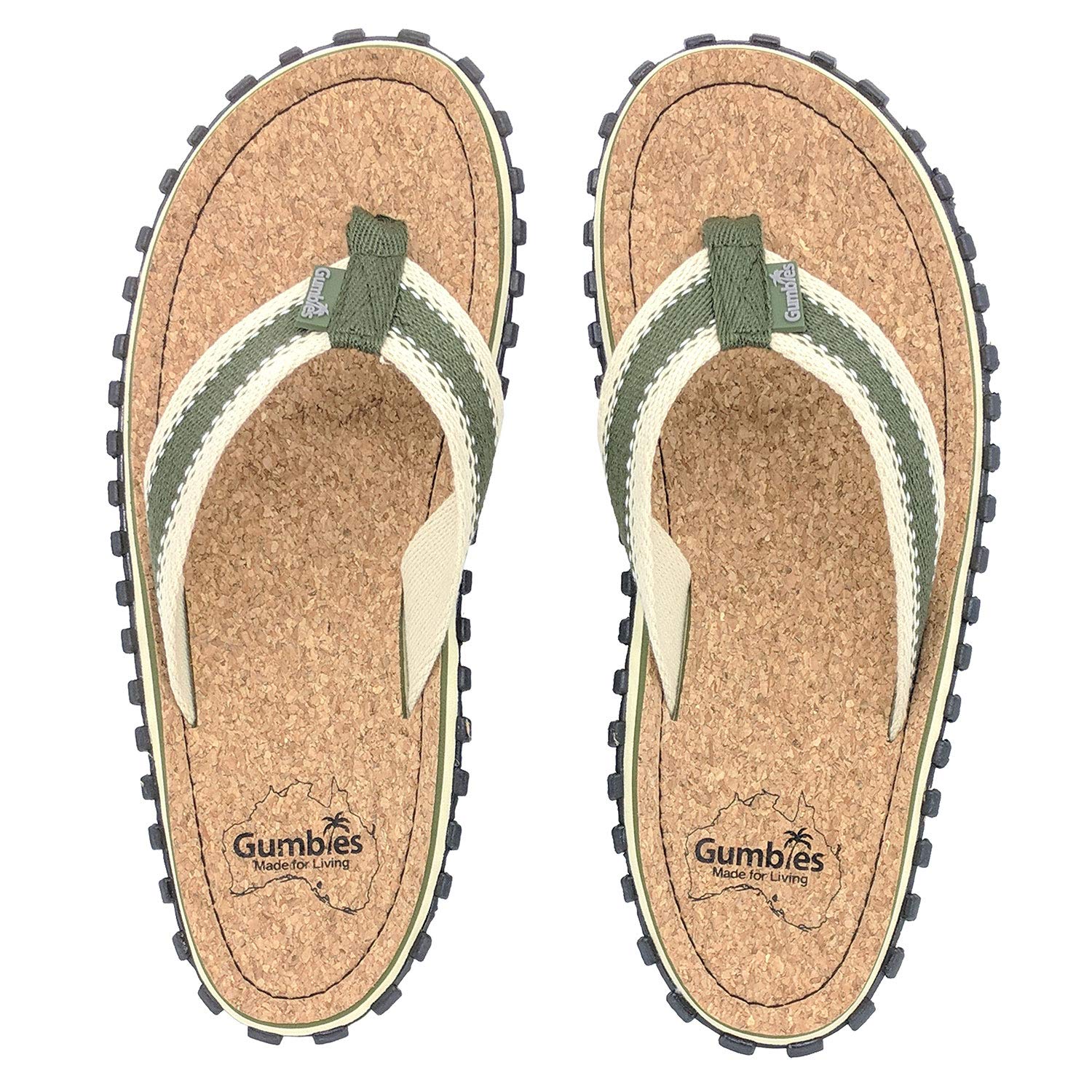 gumbies-corker-flip-flops-aus-kork-mit-reifen-sohle image 3