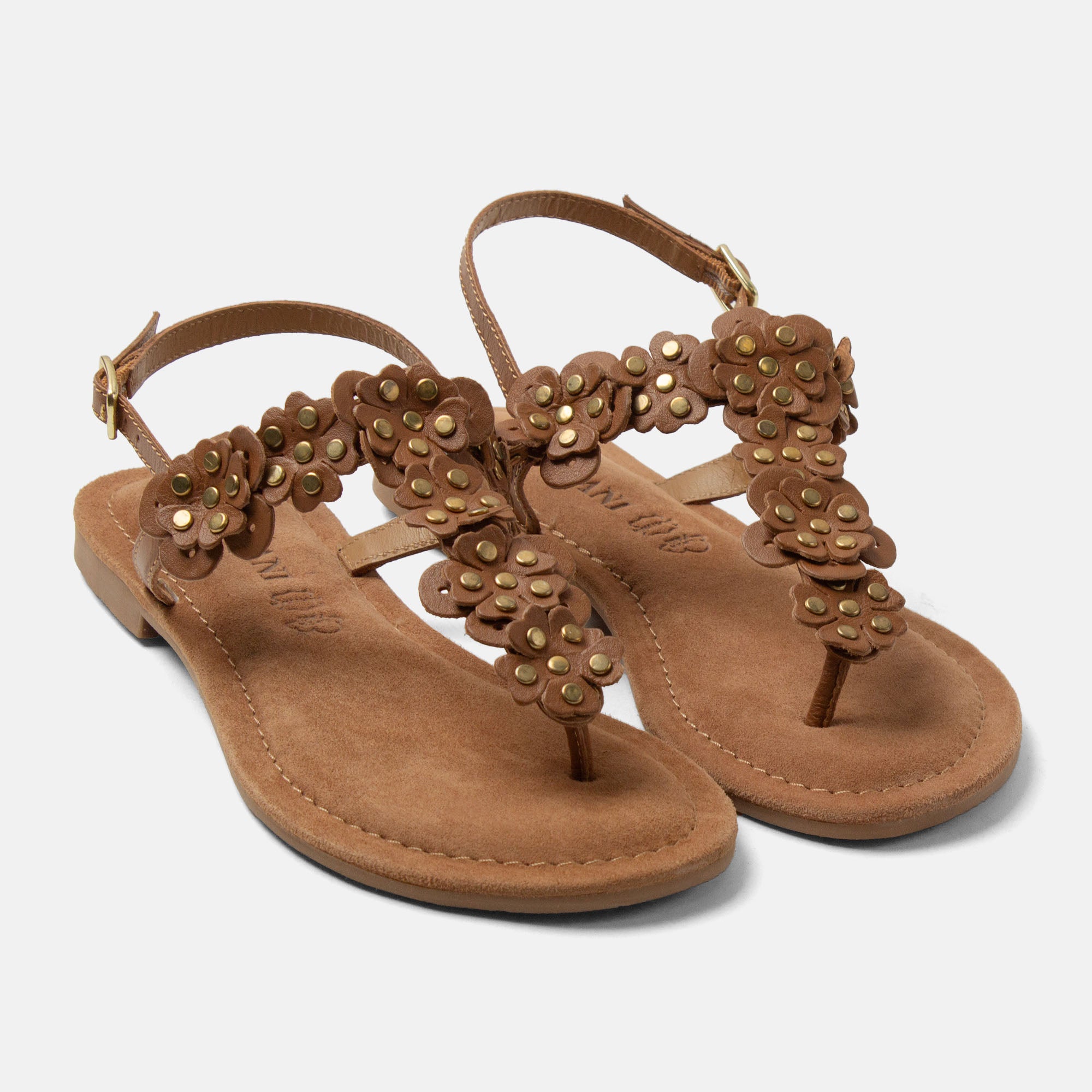 lazamani-pippa-damen-leder-sandalen-tan image 3