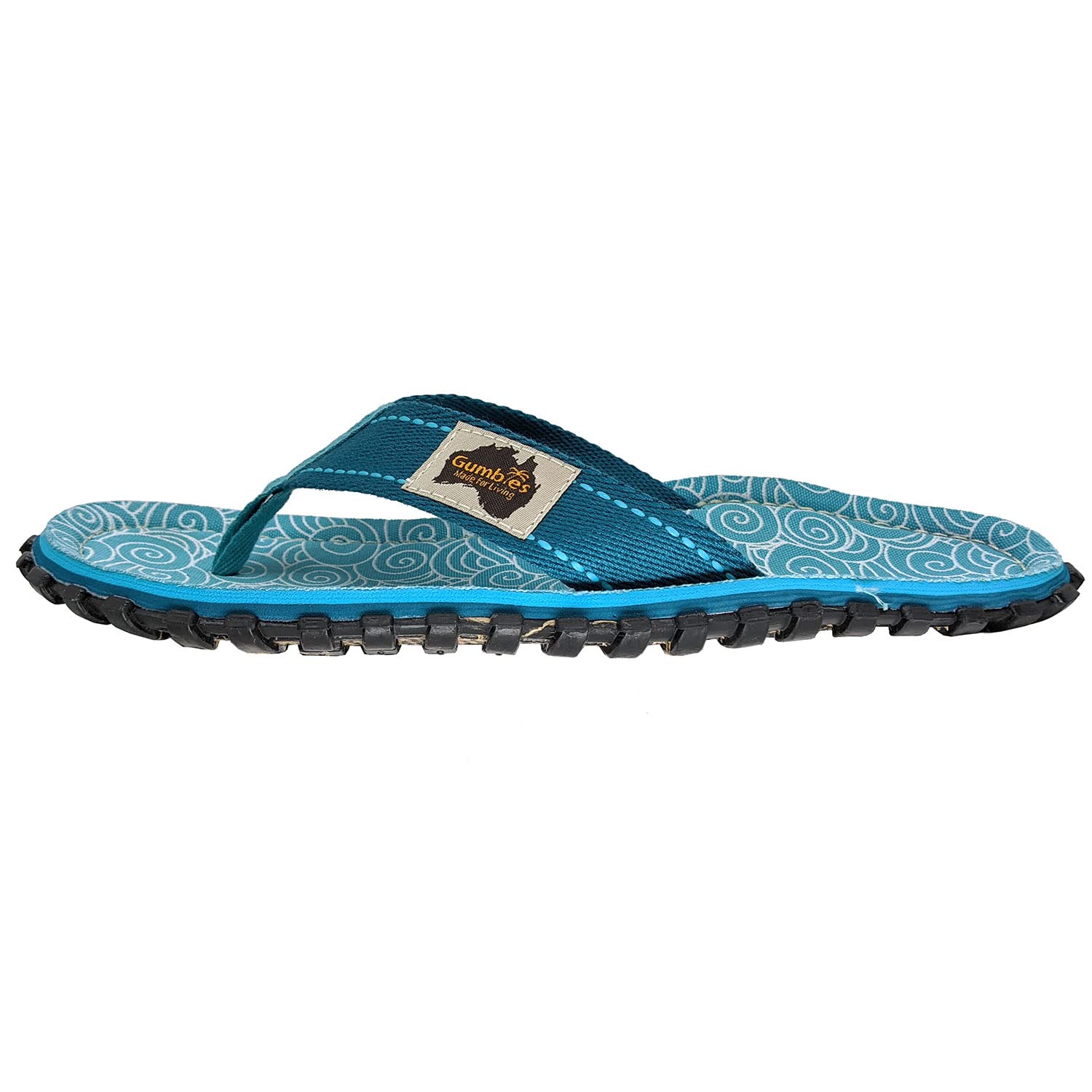 gumbies-original-zehentrenner-turquoise-swirls-gr-40 image 4