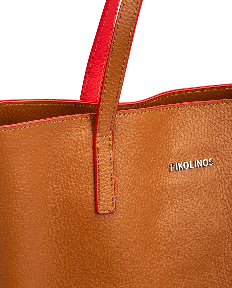pikolinos-durango-shopper-aus-leder-f-r-damen-brandy image 5
