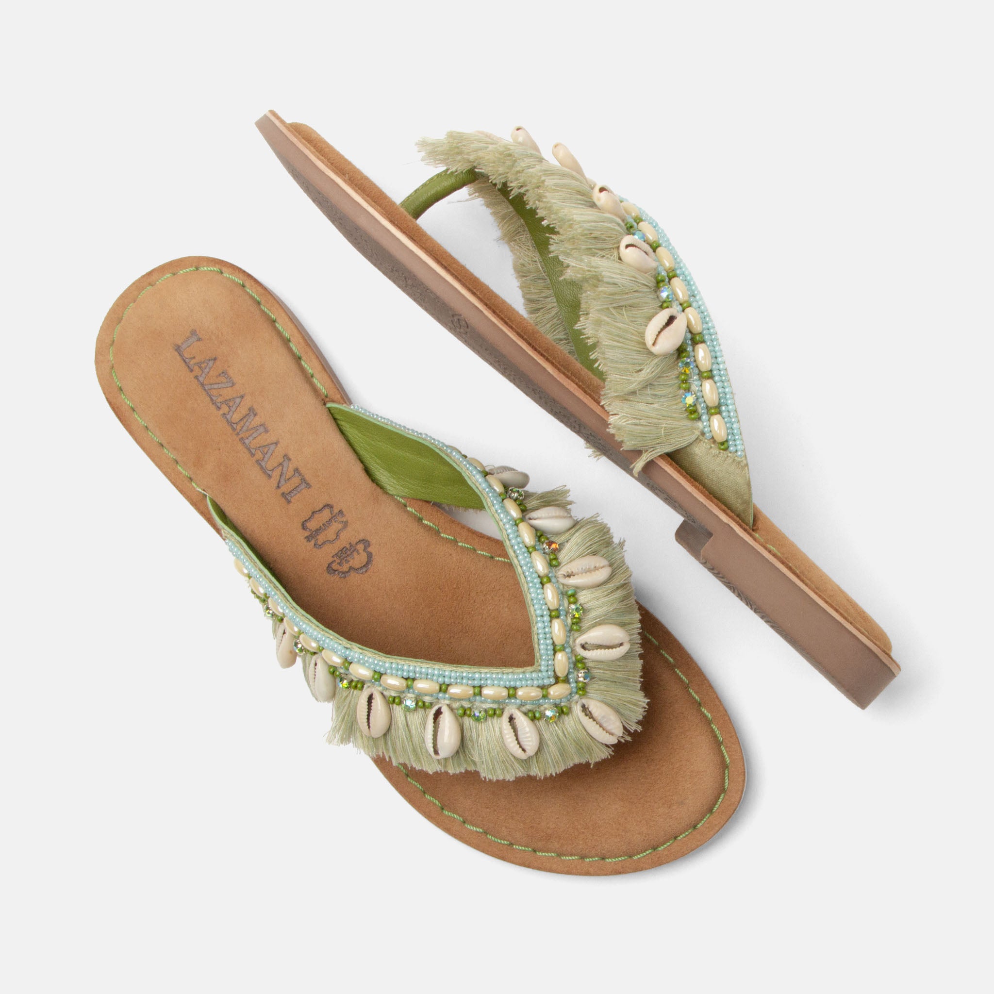 lazamani-annika-damen-zehentrenner-mint image 4