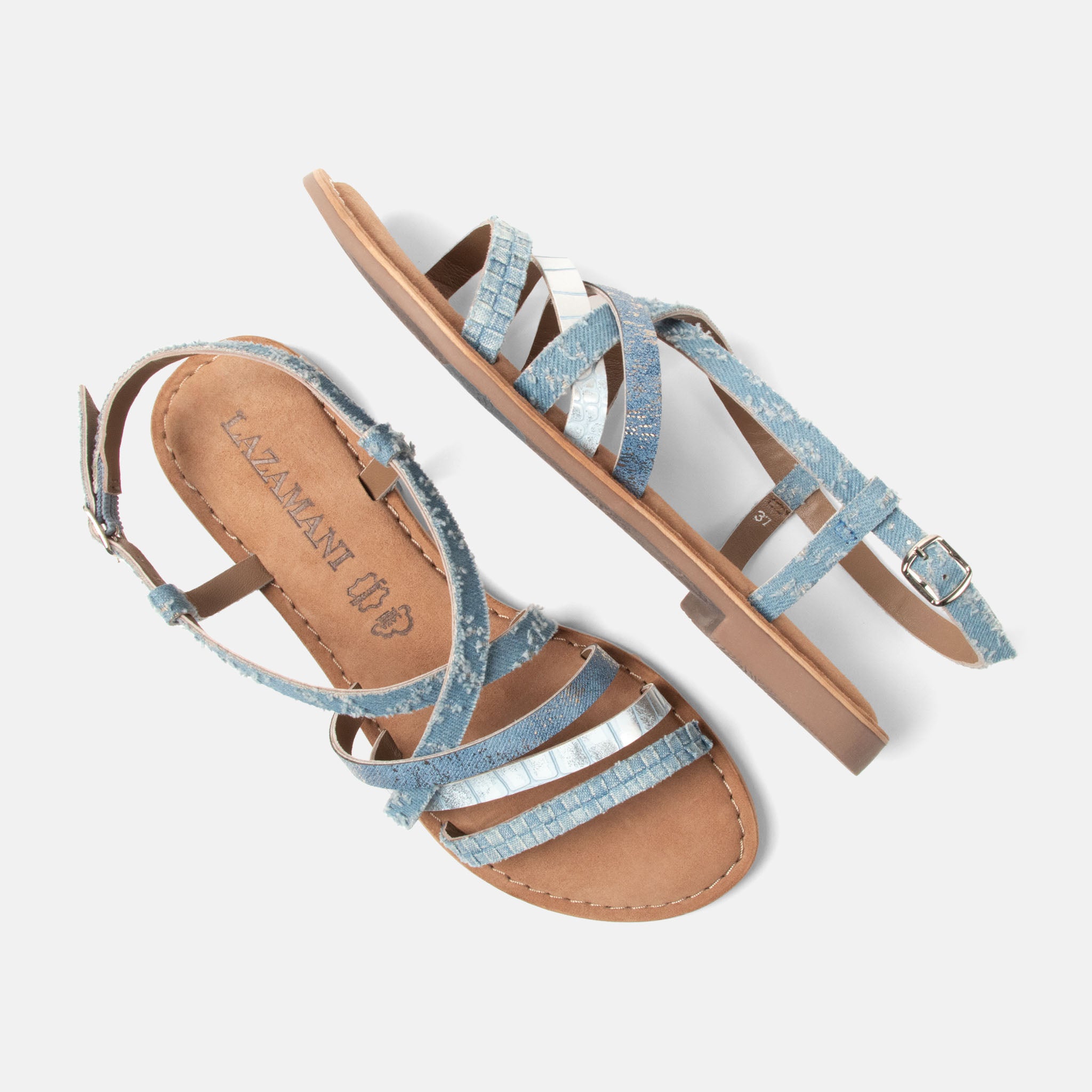 lazamani-zuri-damen-sandalen-denim image 4