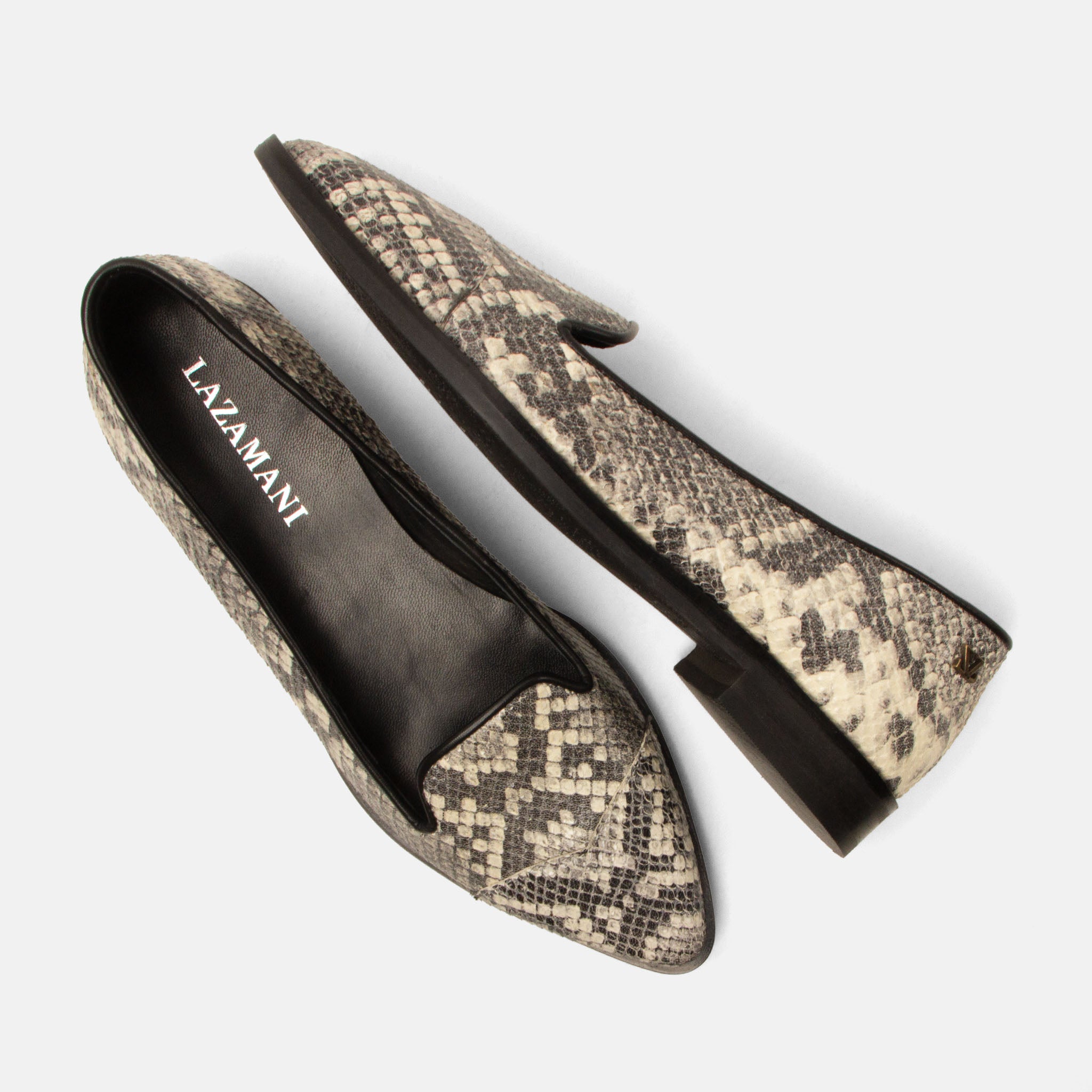 lazamani-flora-damen-leder-loafers-offwhite image 3
