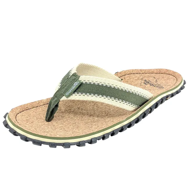 gumbies-corker-flip-flops-aus-kork-mit-reifen-sohle image 1