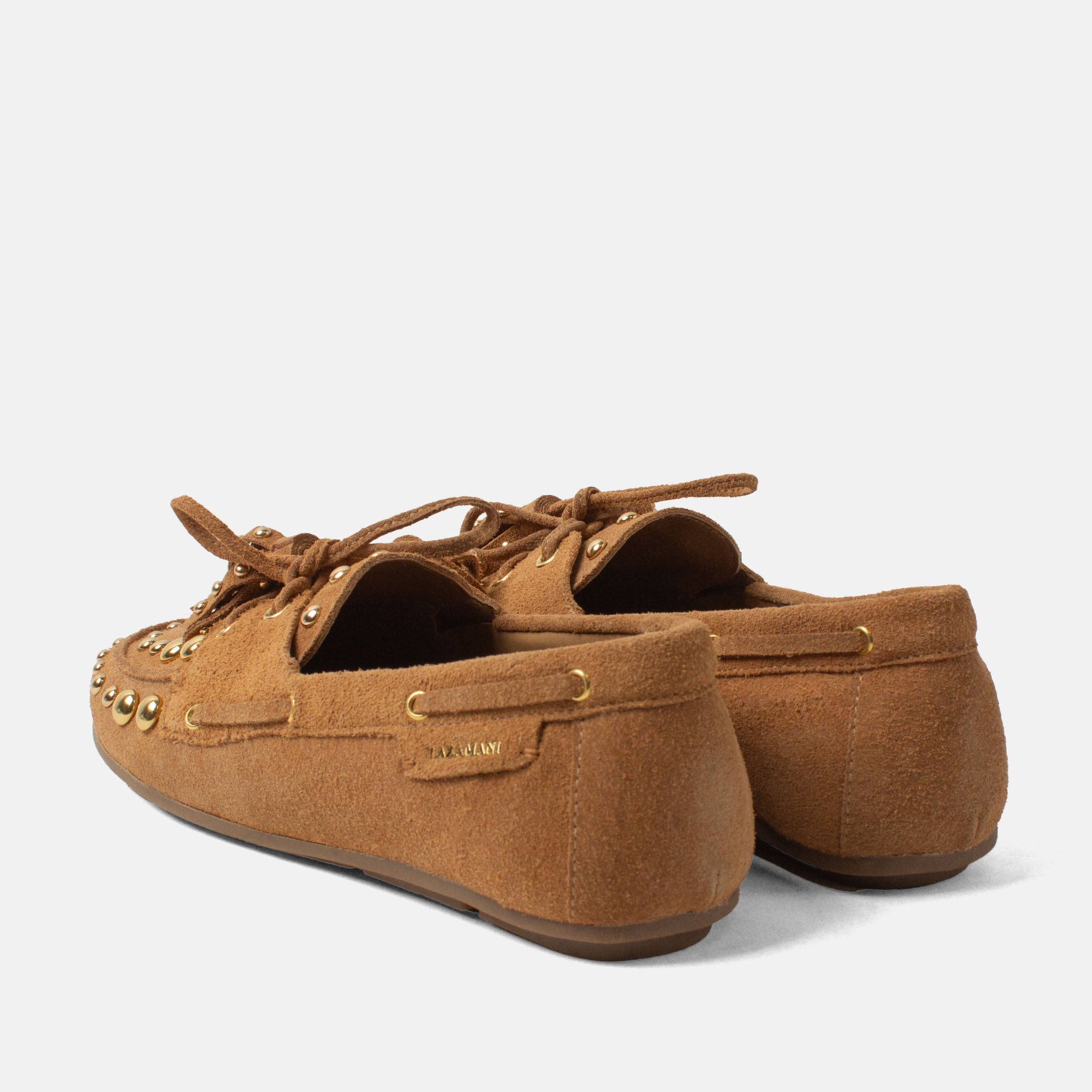 lazamani-stella-damen-wildleder-mokassins-cognac image 3