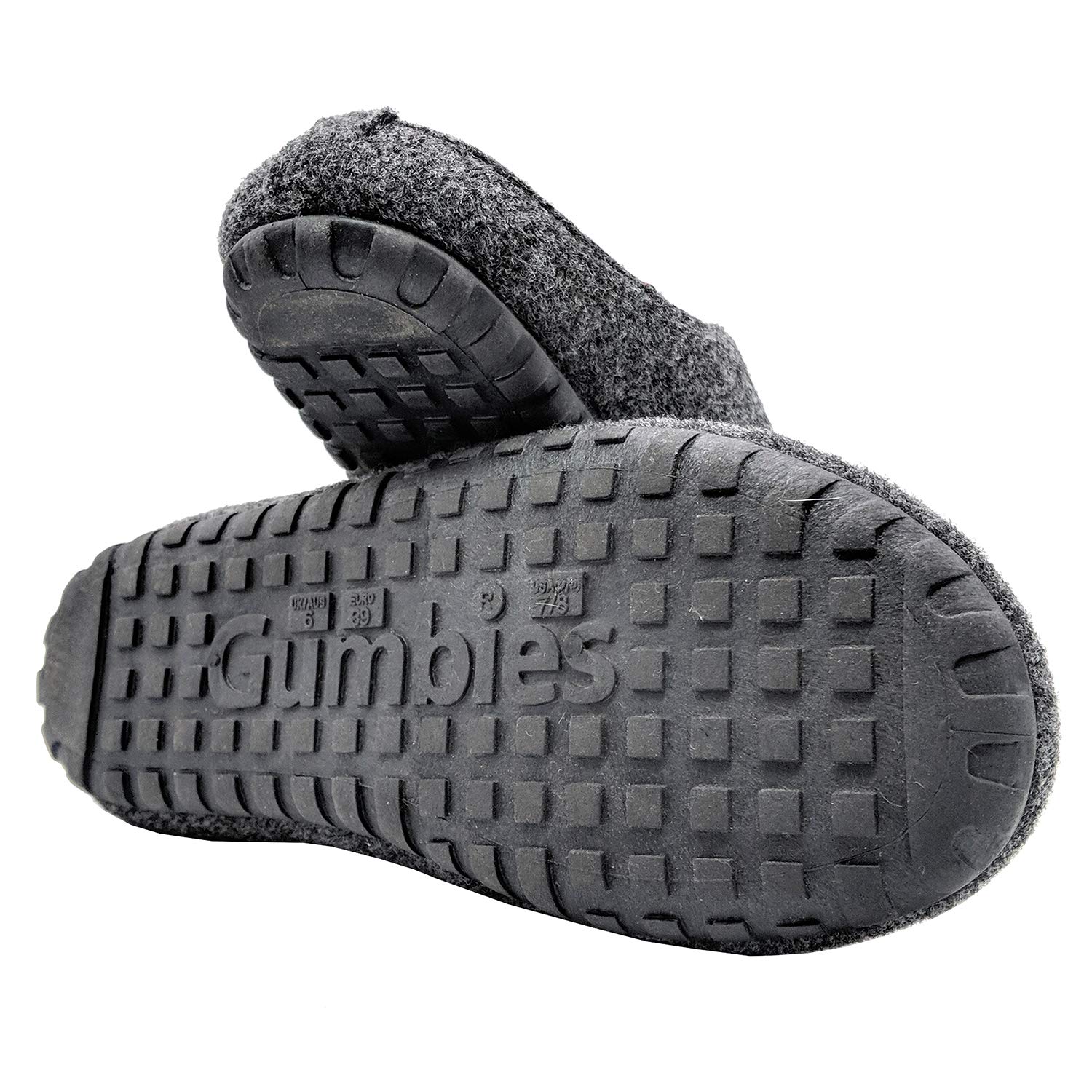 gumbies-hausschuhe-charcoal-red-gr-40-aus-recycling-material image 3