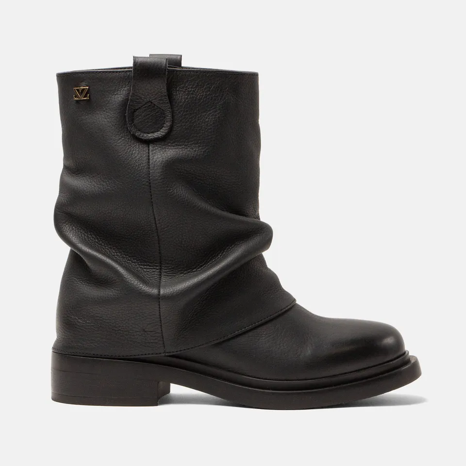lazamani-tari-damen-leder-boots-schwarz image 1