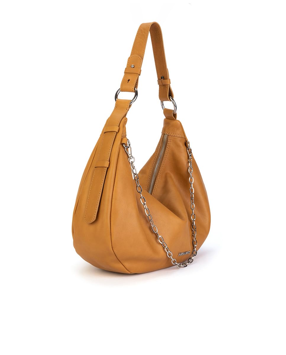 pikolinos-mouro-hobo-tasche-leder-braun-mit-rei-verschluss-f-r-damen image 3