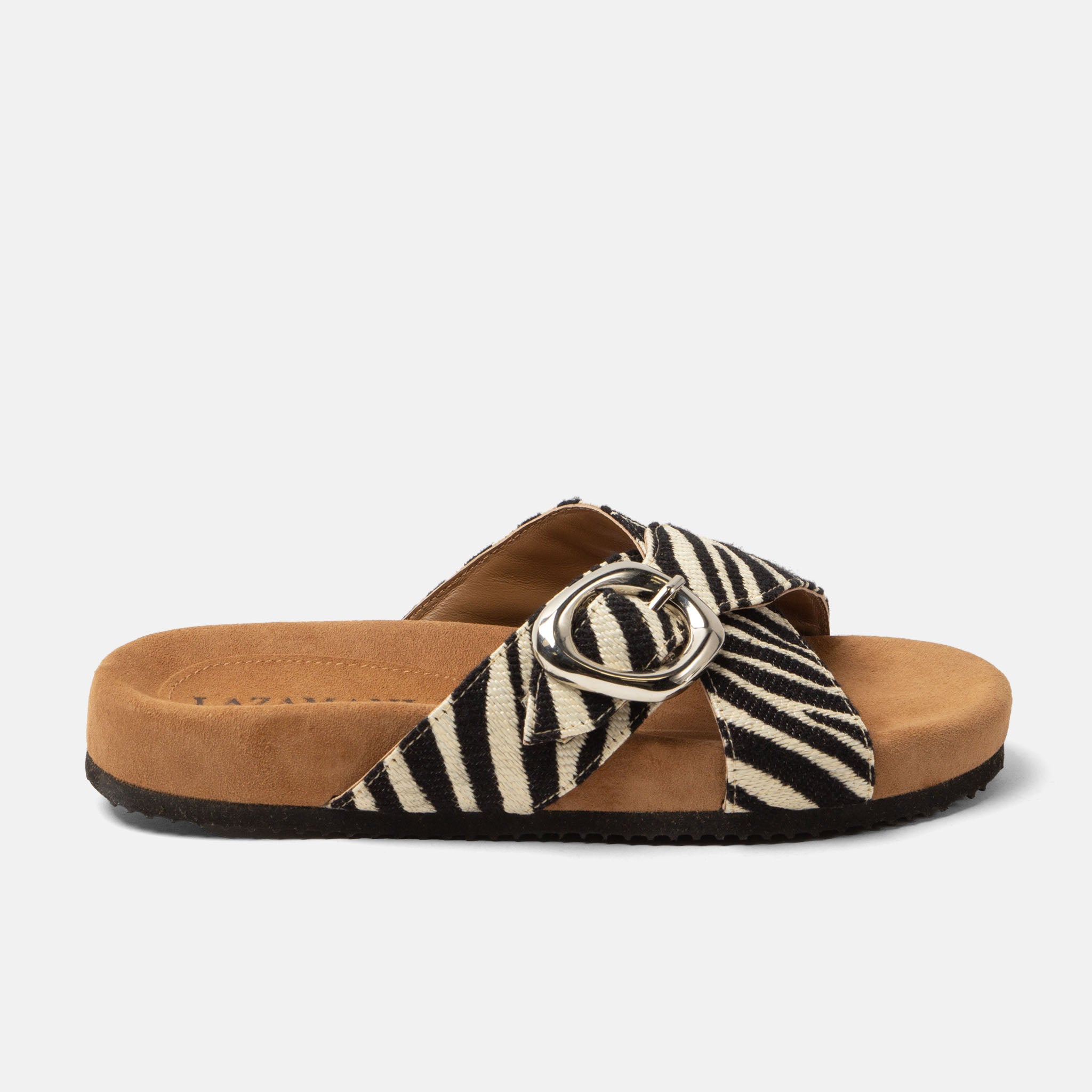 lazamani-kaja-damen-pantoletten-zebra image 1