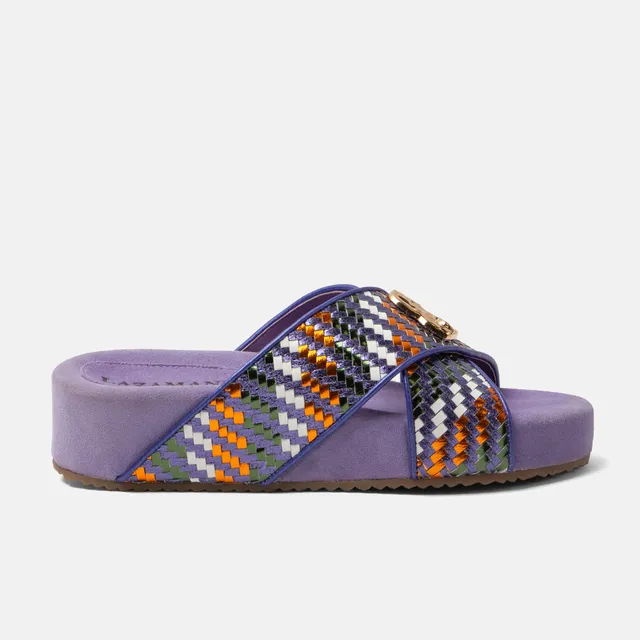 lazamani-lizzy-damen-leder-pantoletten-lilac image 1