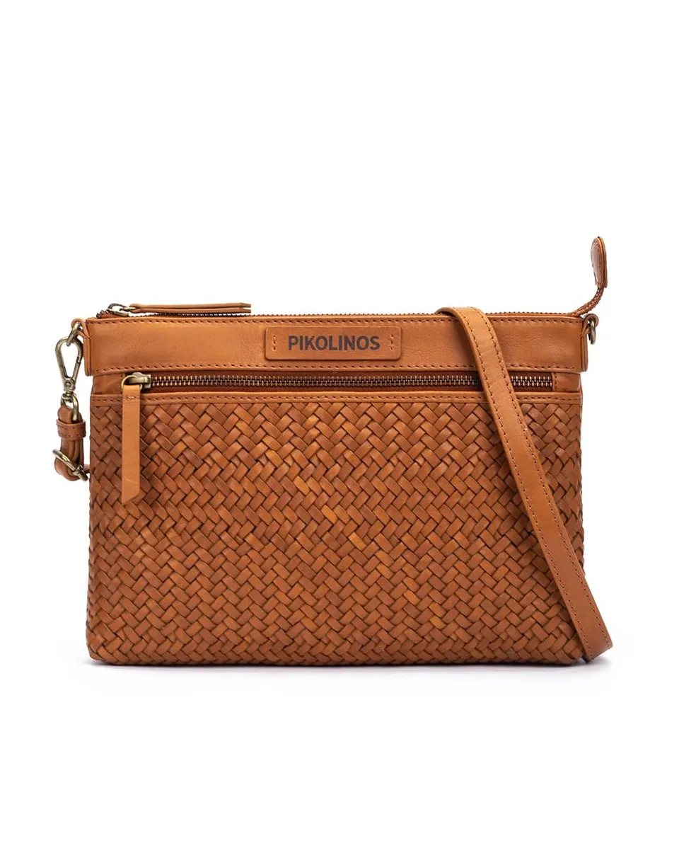 pikolinos-tote-baleares-stoff-leder-damen-marr-n image 1