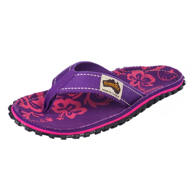 gumbies-kids-zehentrenner-purple-hibiscus-gr-28 image 1