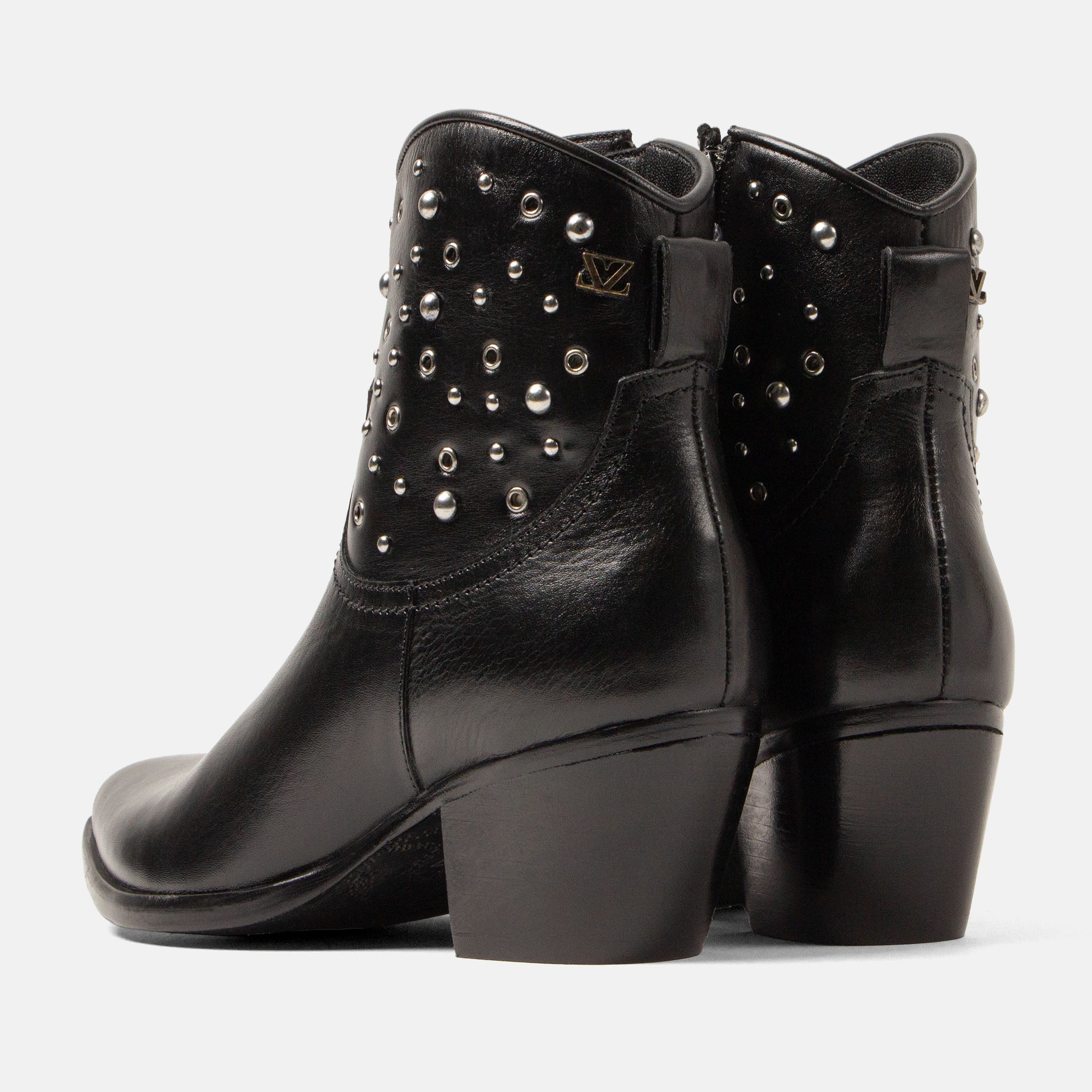 lazamani-myla-damen-leder-stiefeletten-black image 3