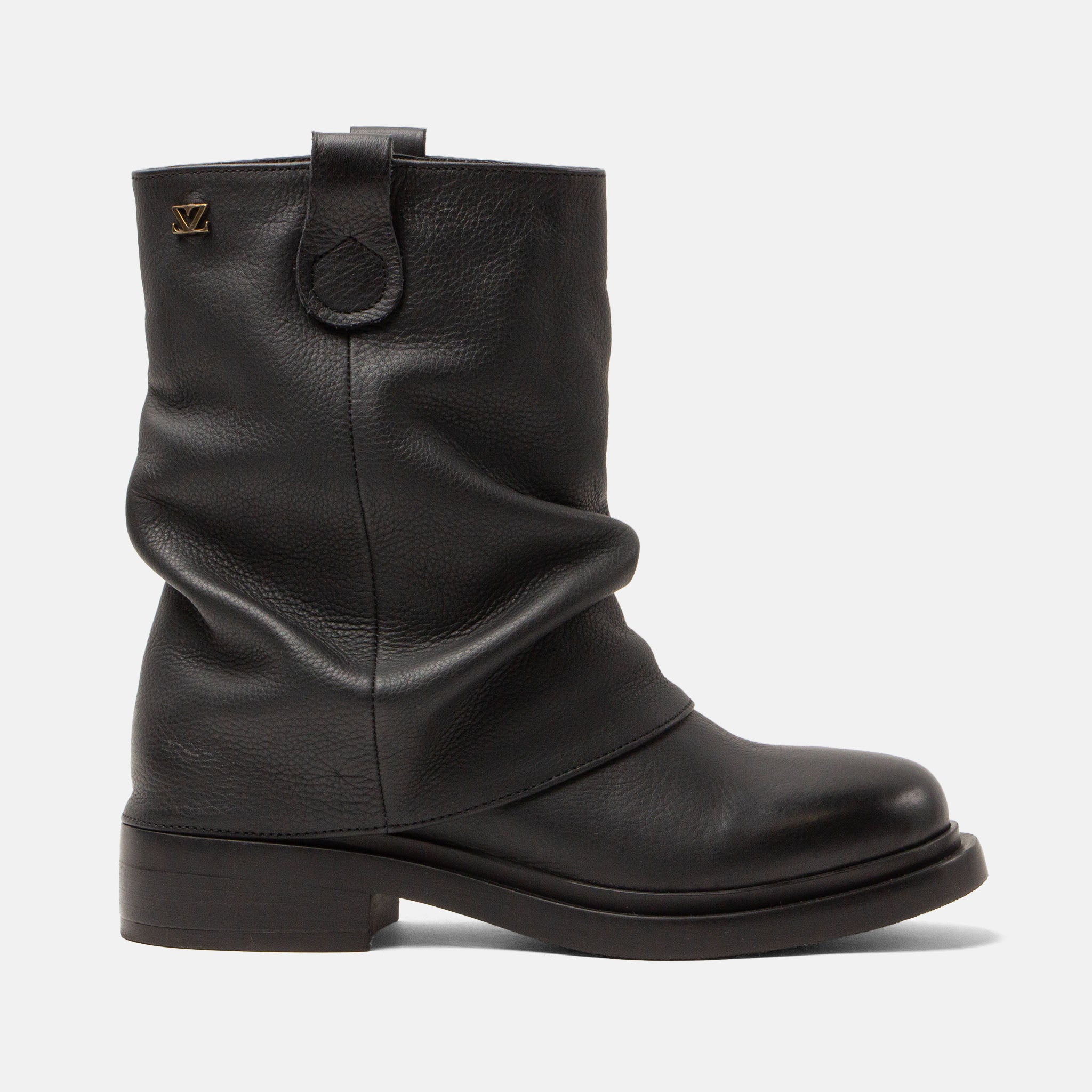 lazamani-tari-damen-leder-boots-schwarz image 1