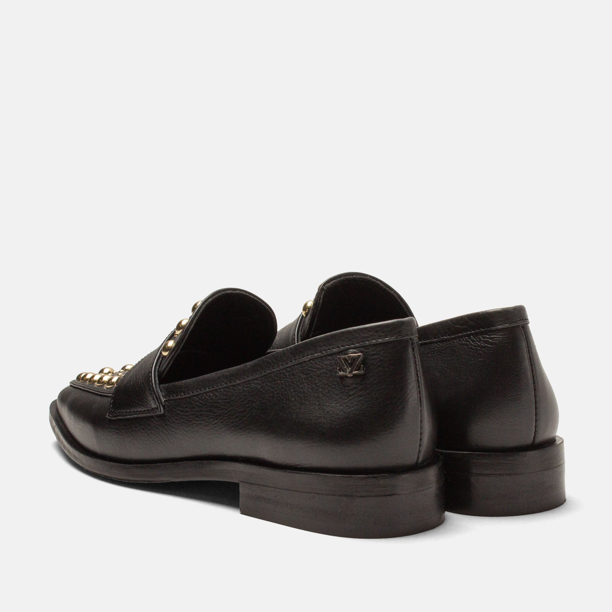 lazamani-benthe-damen-leder-loafer-black image 3