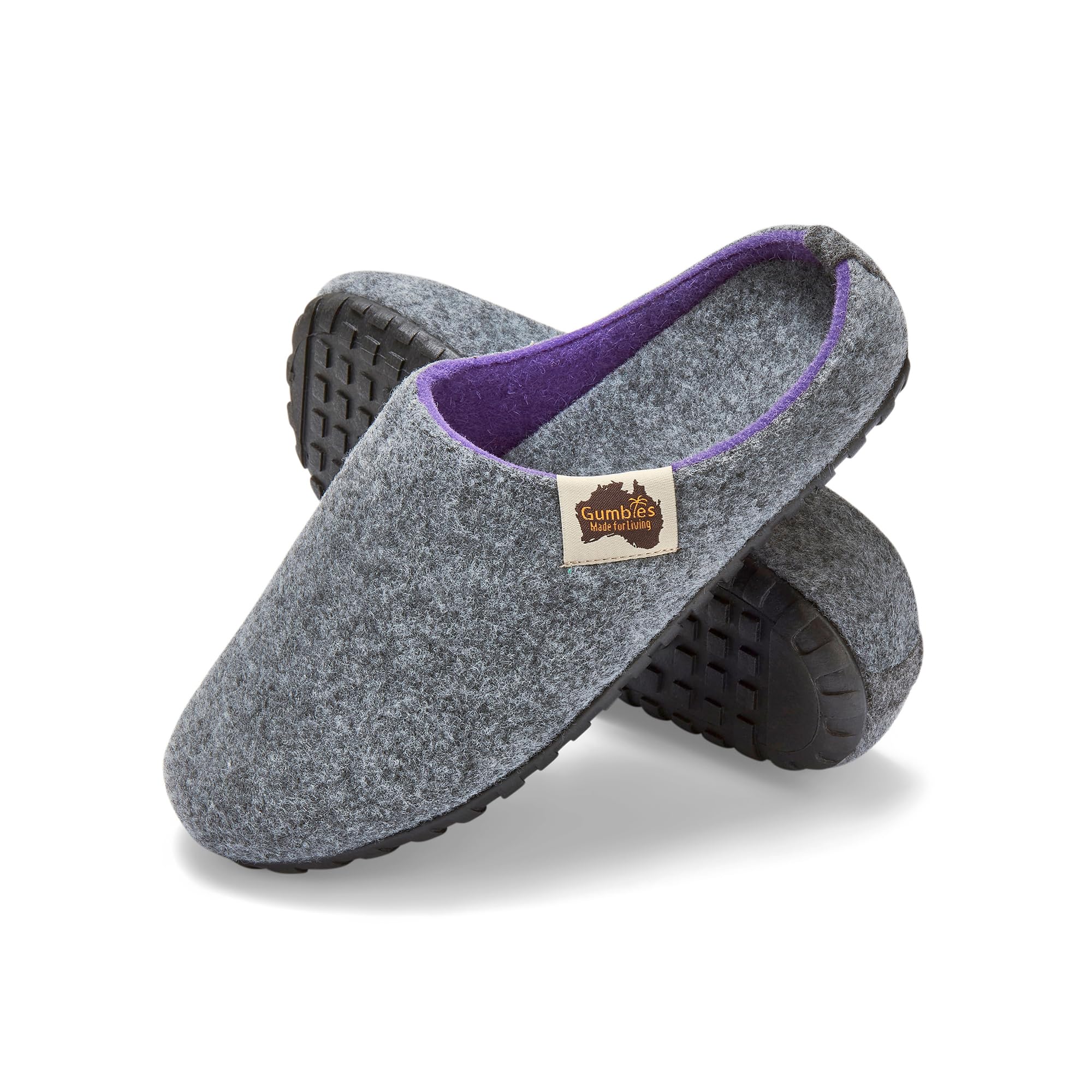 gumbies-outback-hausschuhe-grey-lilac-39 image 1