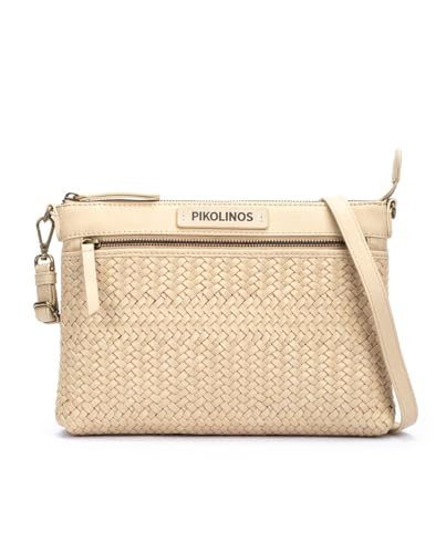 pikolinos-tote-baleares-stoff-leder-damen-beige image 7