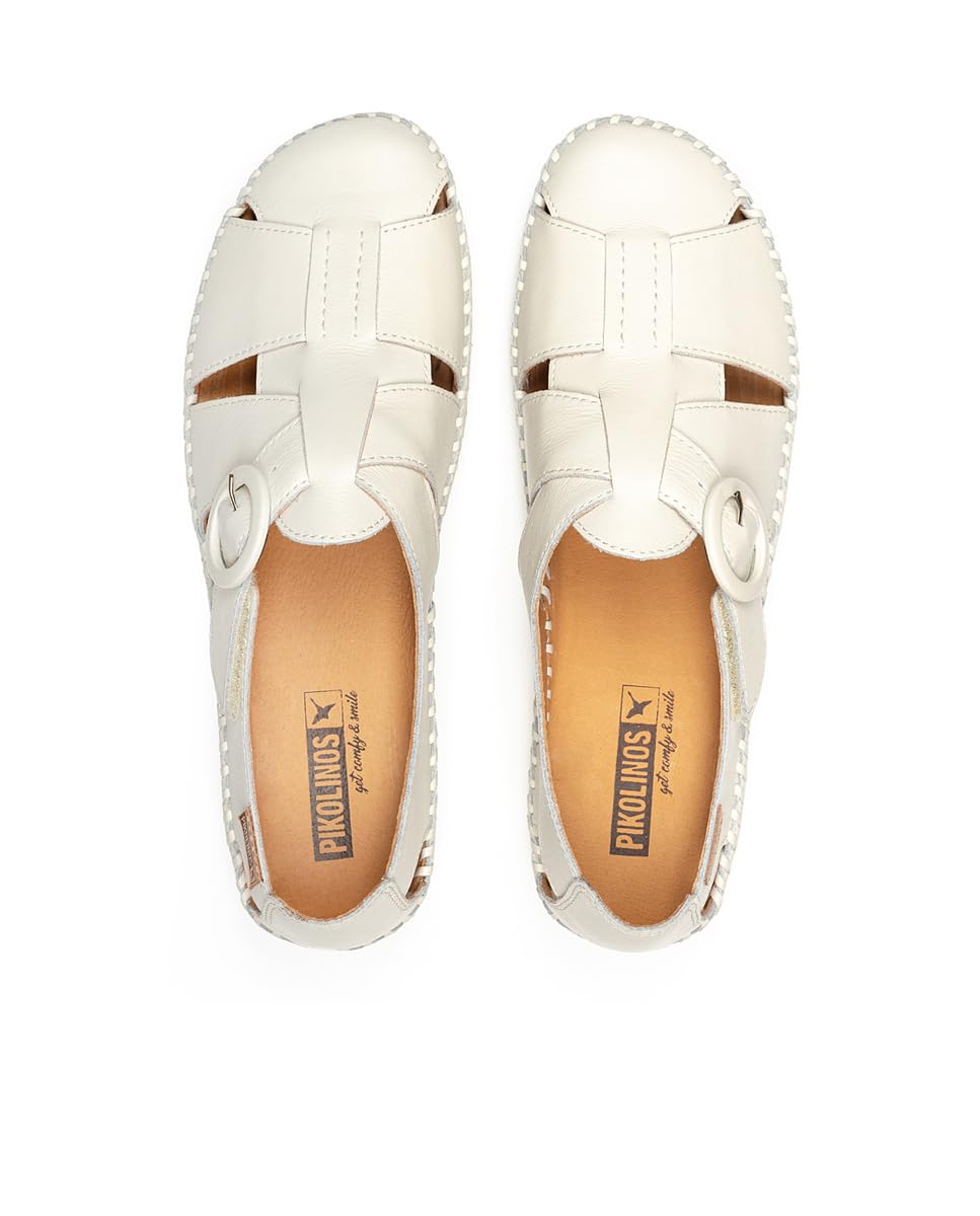 pikolinos-puerto-vallarta-655-0845-nata-leder-slipper-damen image 5