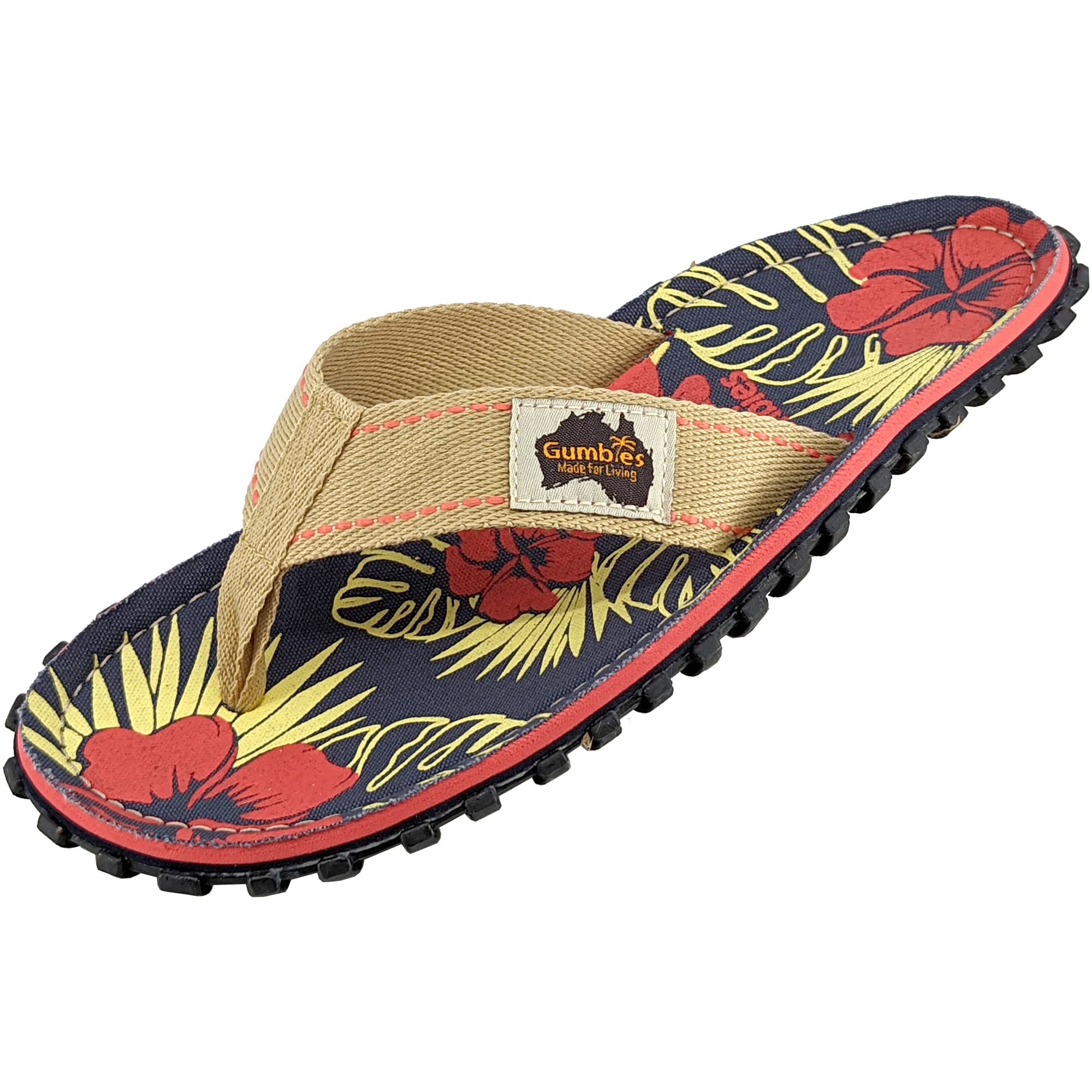 gumbies-originals-rot-flip-flops-aus-recycelten-materialien image 1