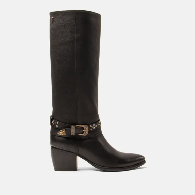 lazamani-jet-damen-leder-stiefel-black image 1