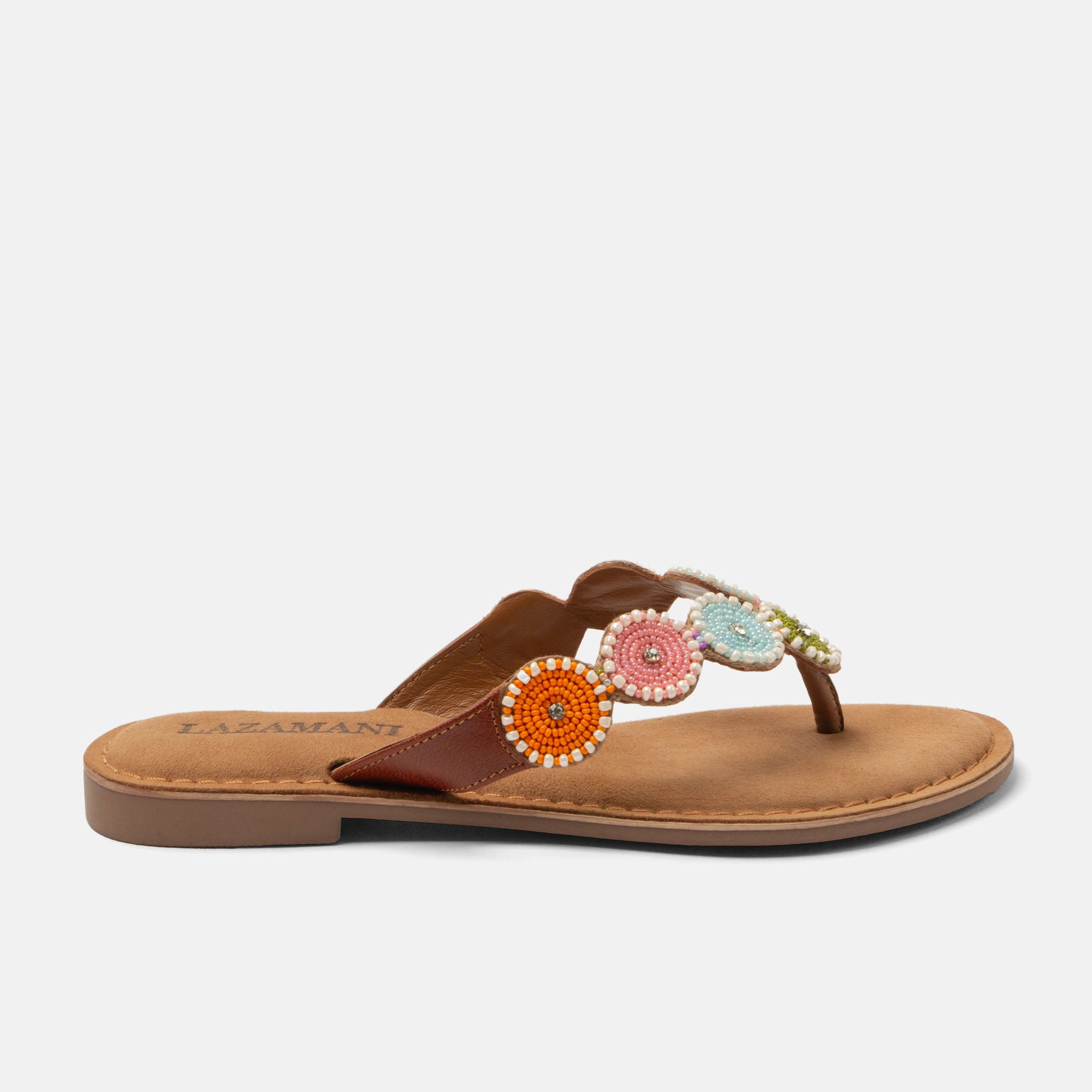 lazamani-loua-damen-leder-zehentrenner-multi image 1