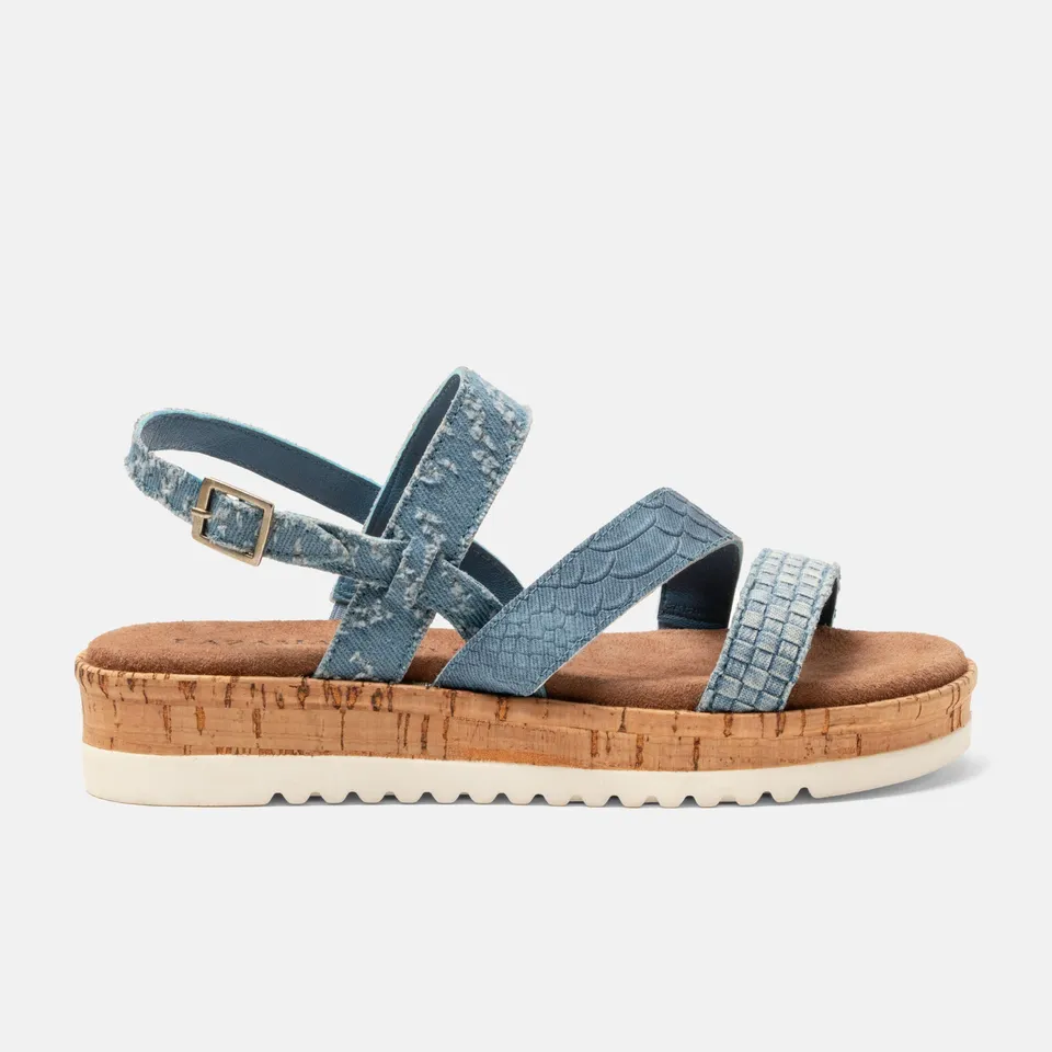 lazamani-lindy-damen-sandalen-denim-plateau image 1