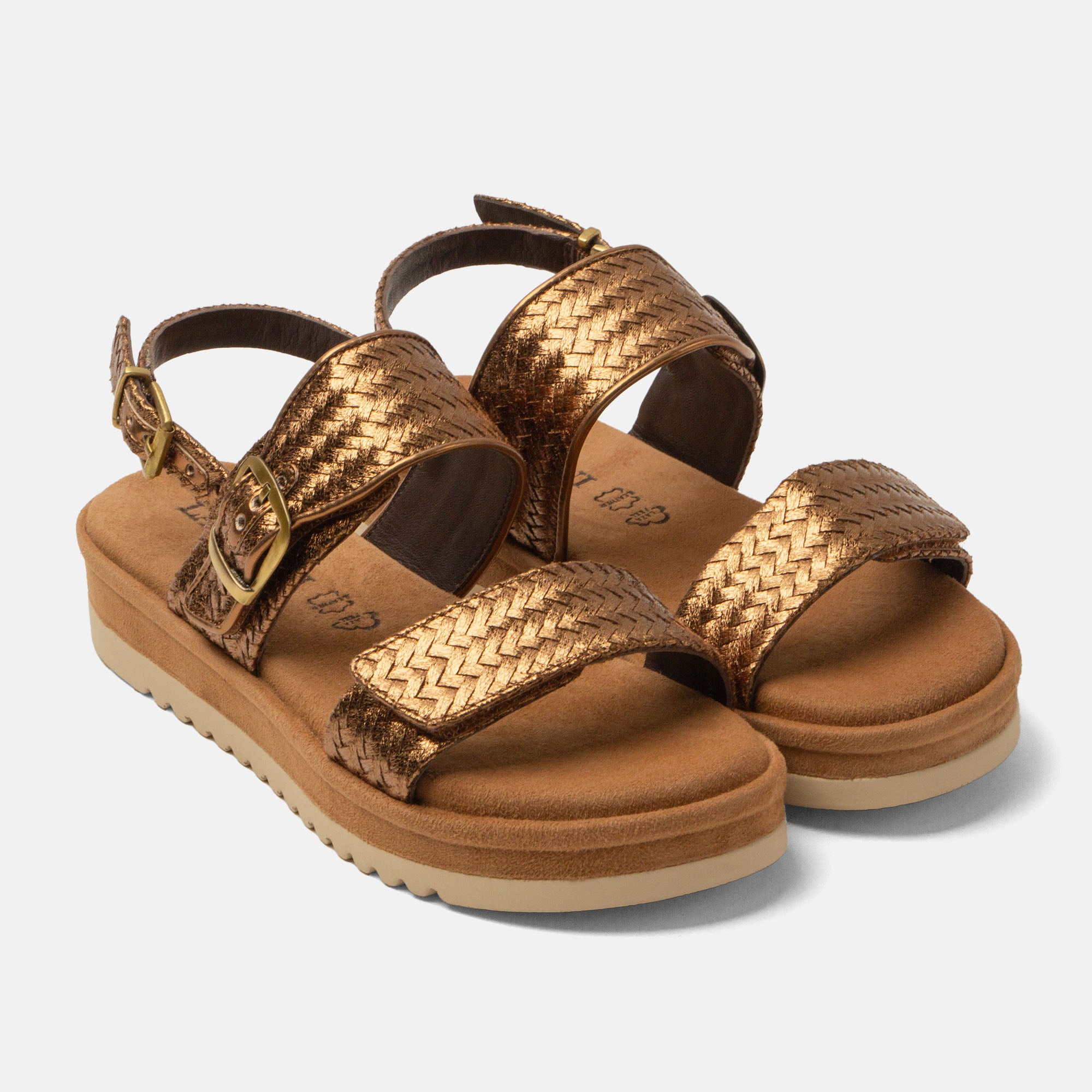 lazamani-fenna-damen-sandalen-copper-plateau image 2