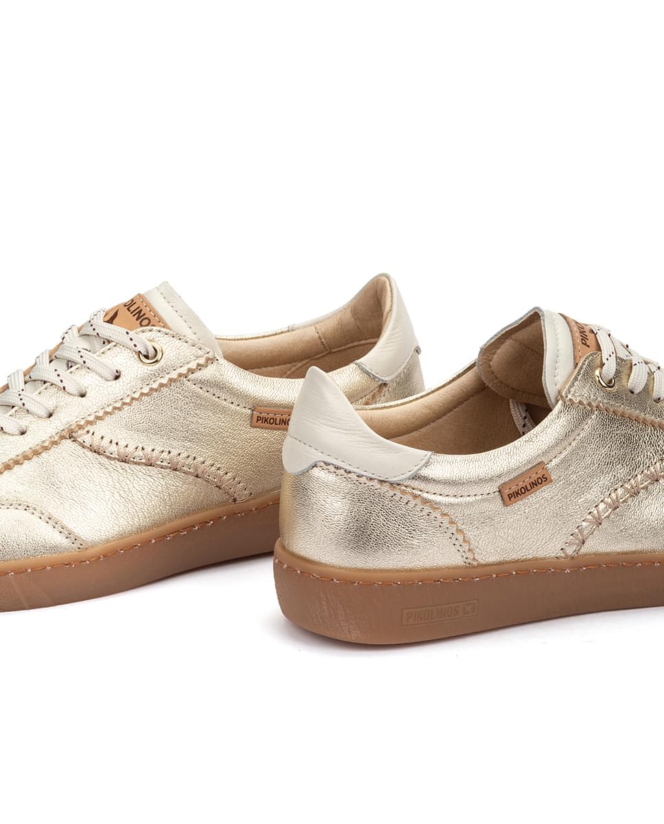 pikolinos-lanzarote-damen-sneakers-aus-leder-barefoot-style-mit-flexiblem-gummib image 4