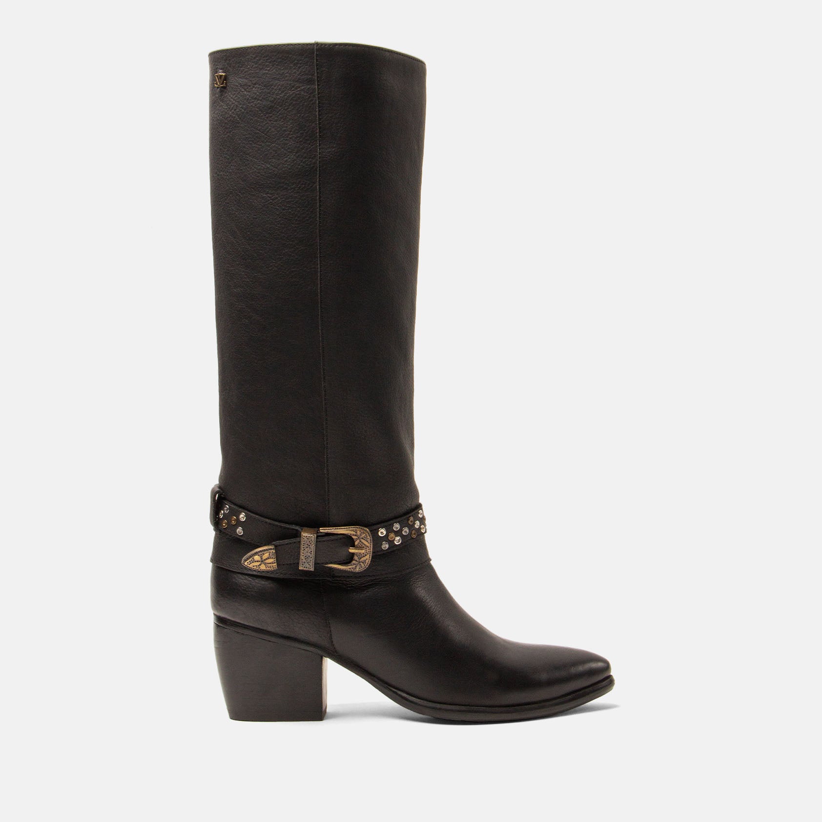 lazamani-jet-damen-leder-stiefel-black image 1