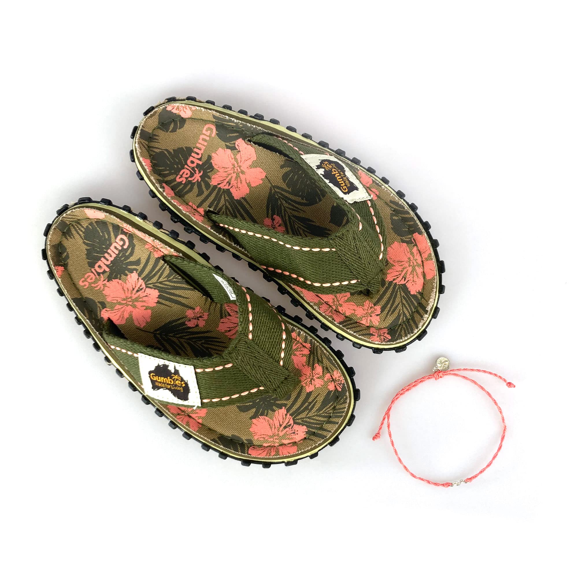 gumbies-zehentrenner-kinder-jungle-set-mit-fu-kettchen-wava image 3