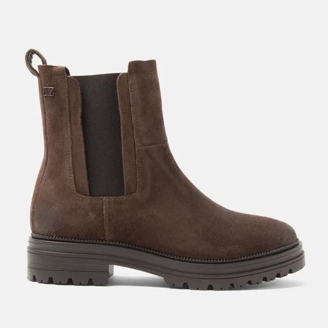 lazamani-nola-damen-wildleder-boots-brown image 1