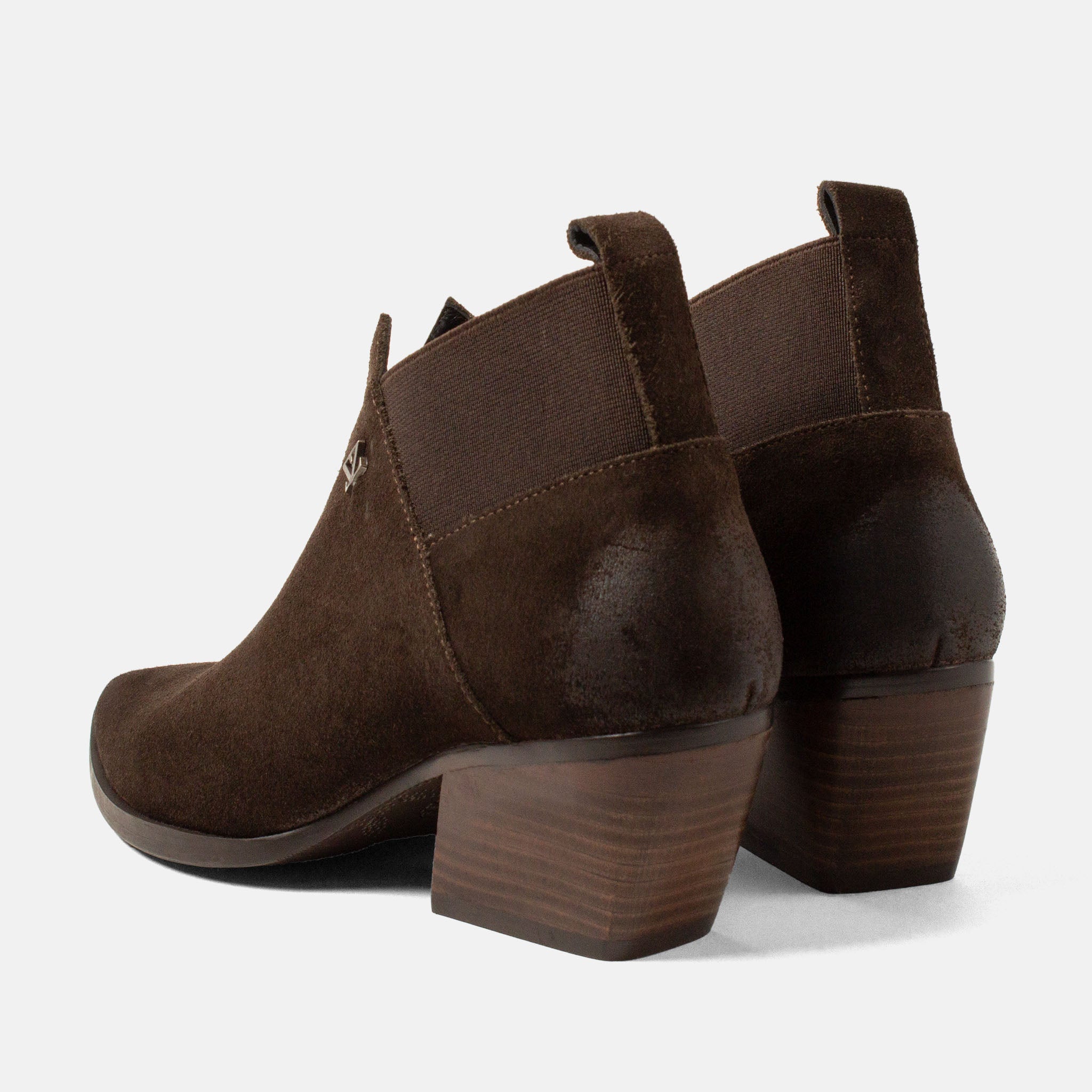 lazamani-britt-damen-wildleder-stiefeletten-brown image 3