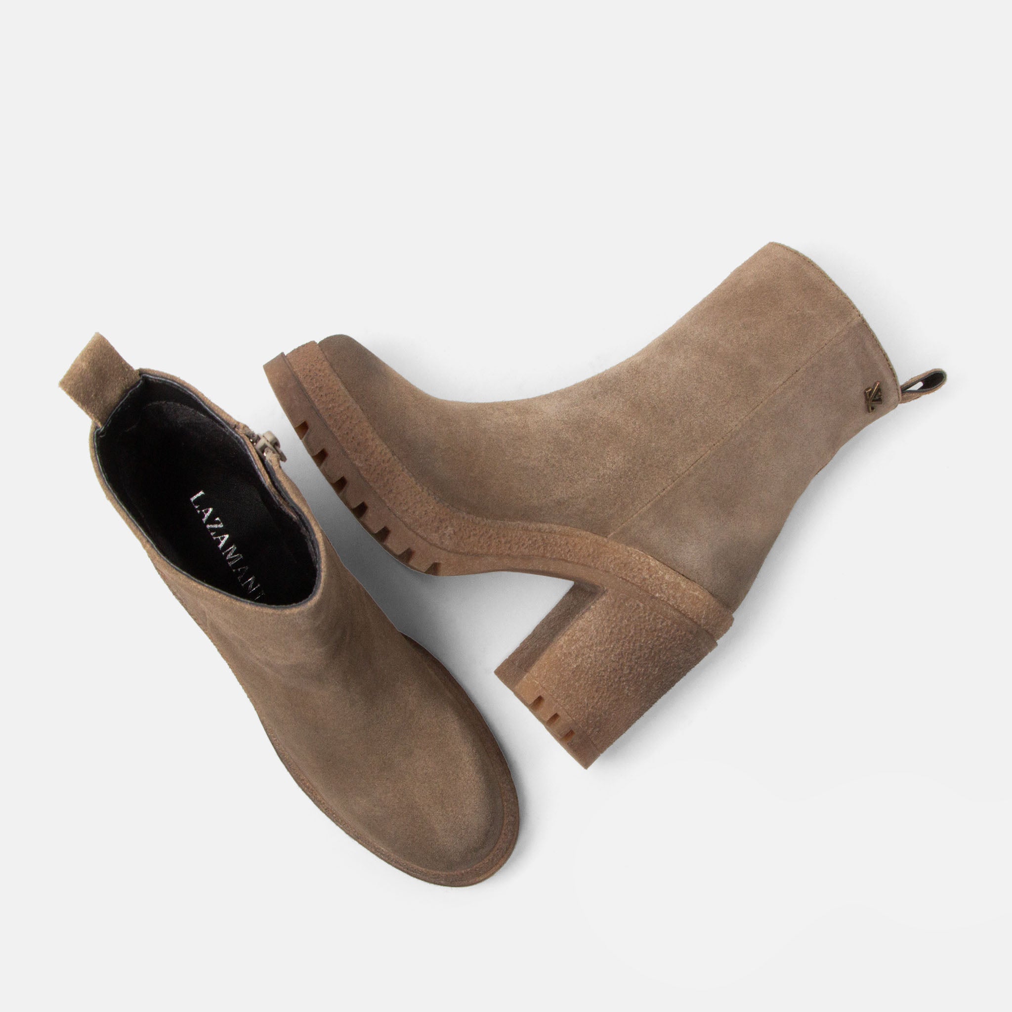 lazamani-rowan-damen-wildleder-boots-taupe image 5