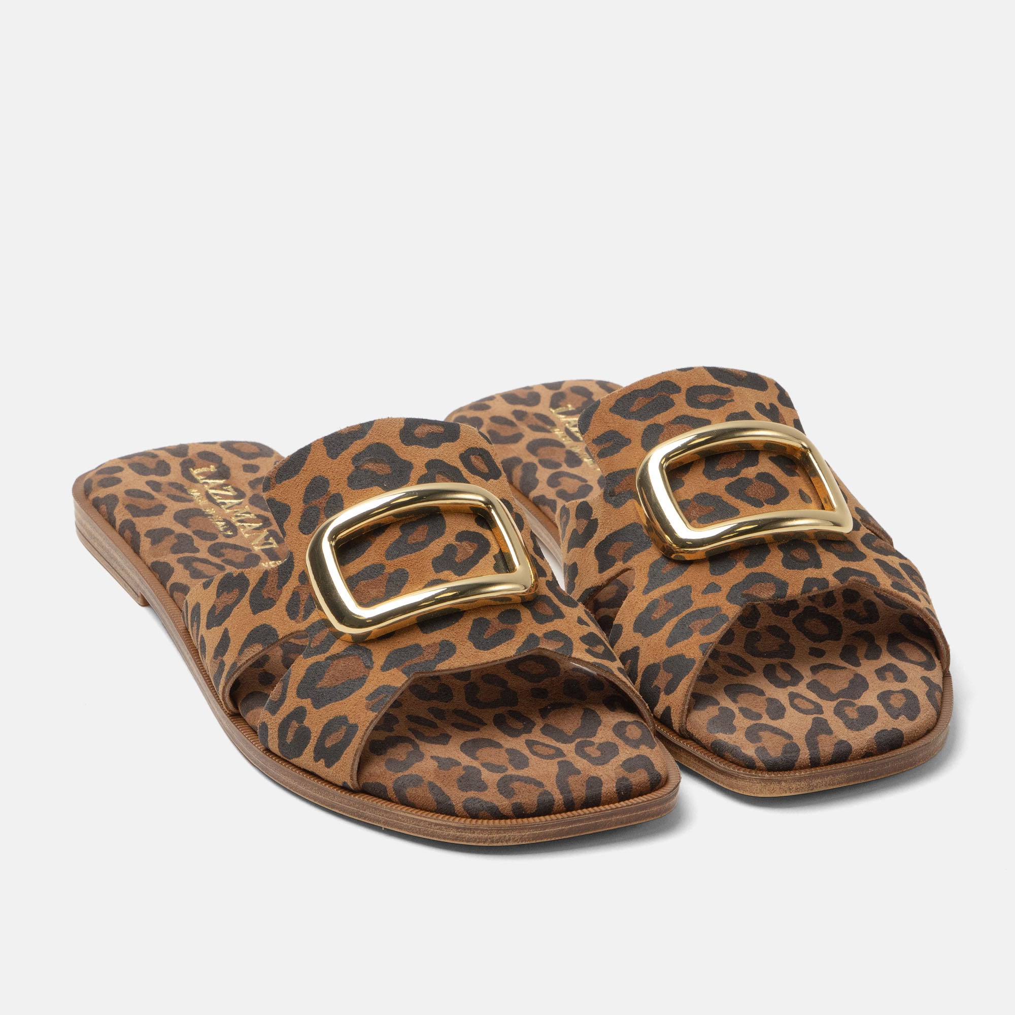 lazamani-vito-damen-wildleder-pantoletten-leopard-flach image 3