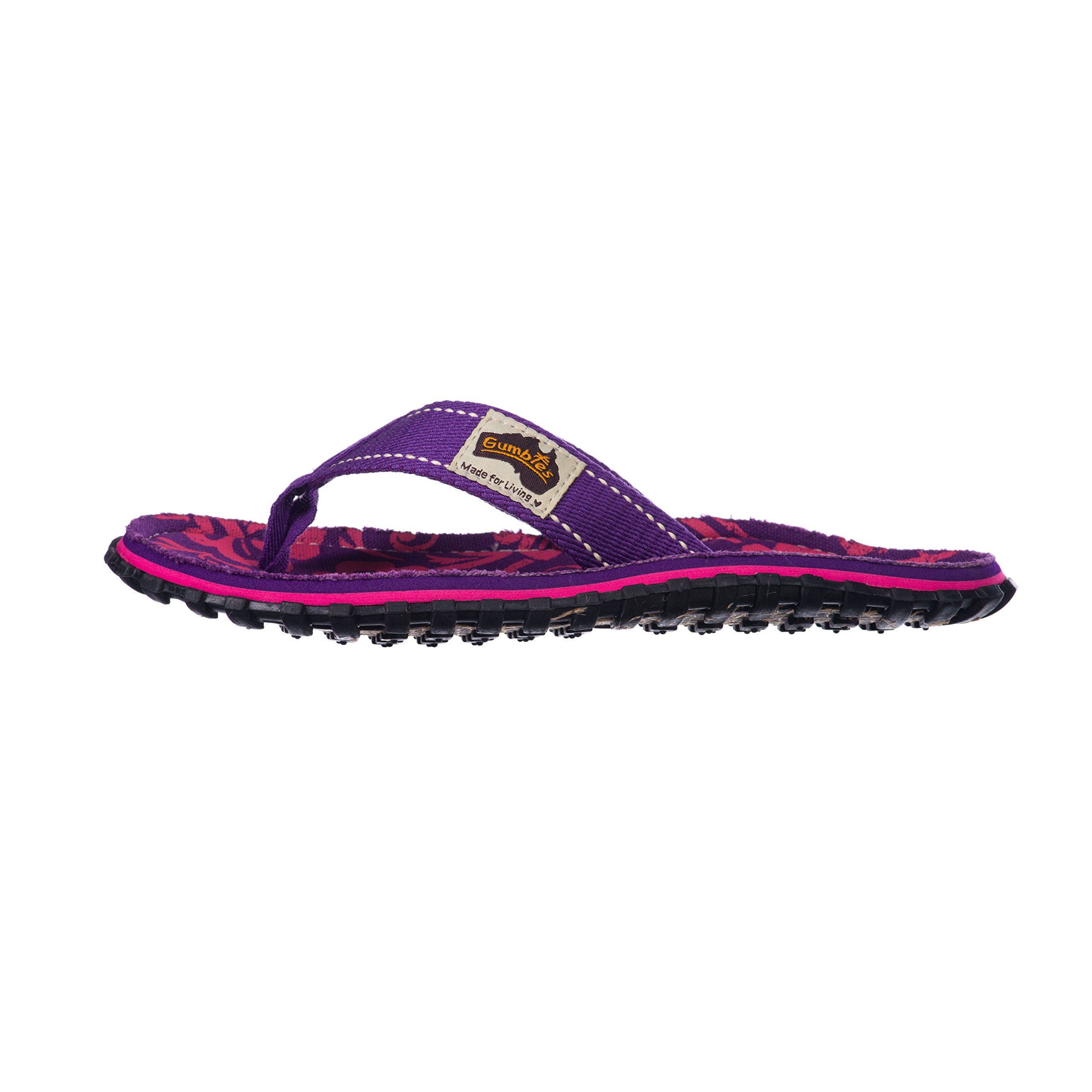 gumbies-kids-zehentrenner-purple-hibiscus-gr-28 image 3