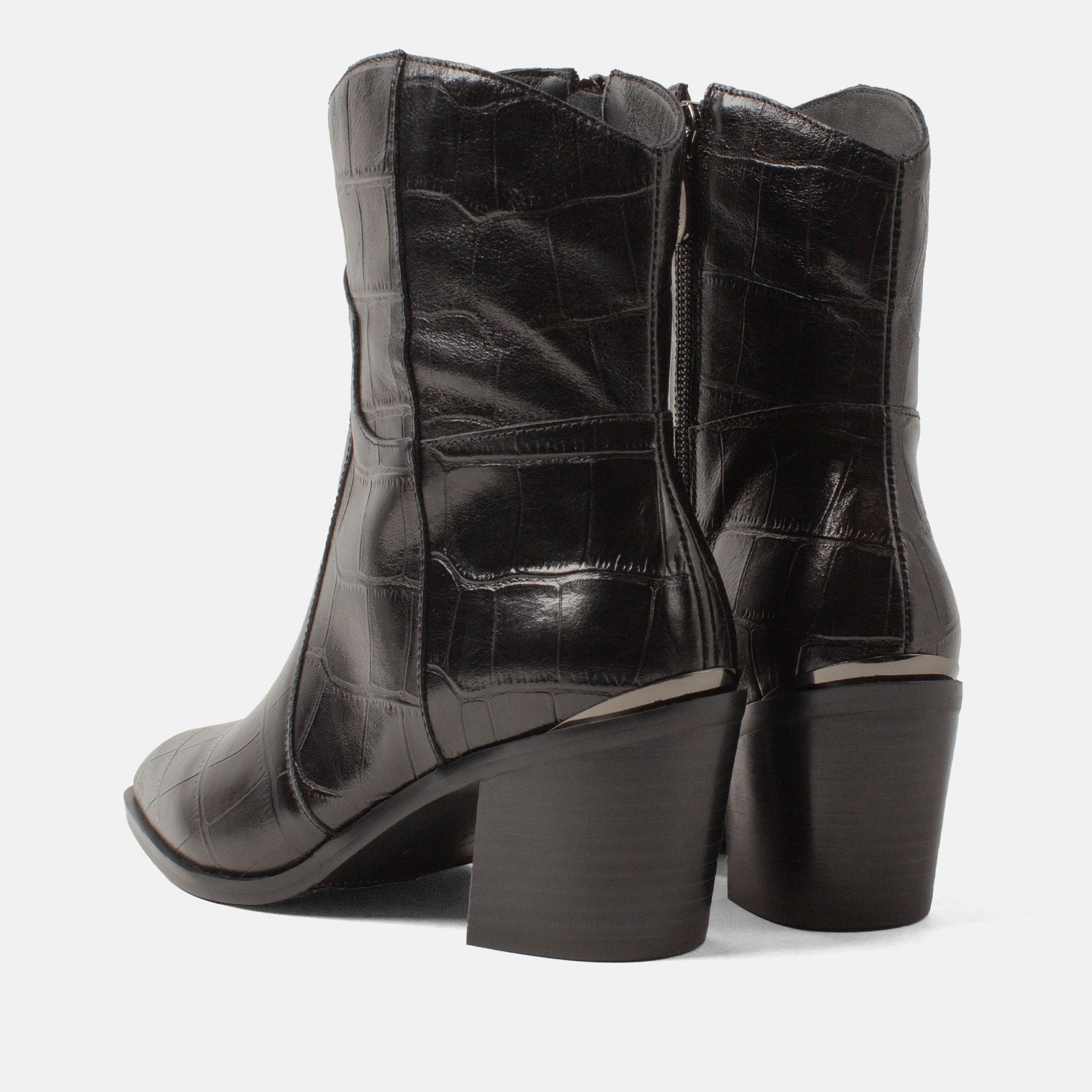 lazamani-ot-damen-leder-stiefeletten-black image 3
