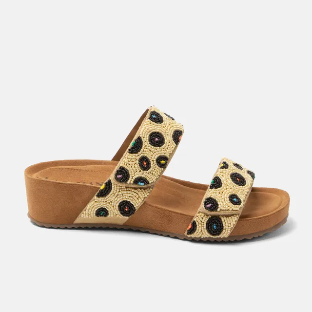 lazamani-ellie-damen-leder-pantoletten-beige image 1