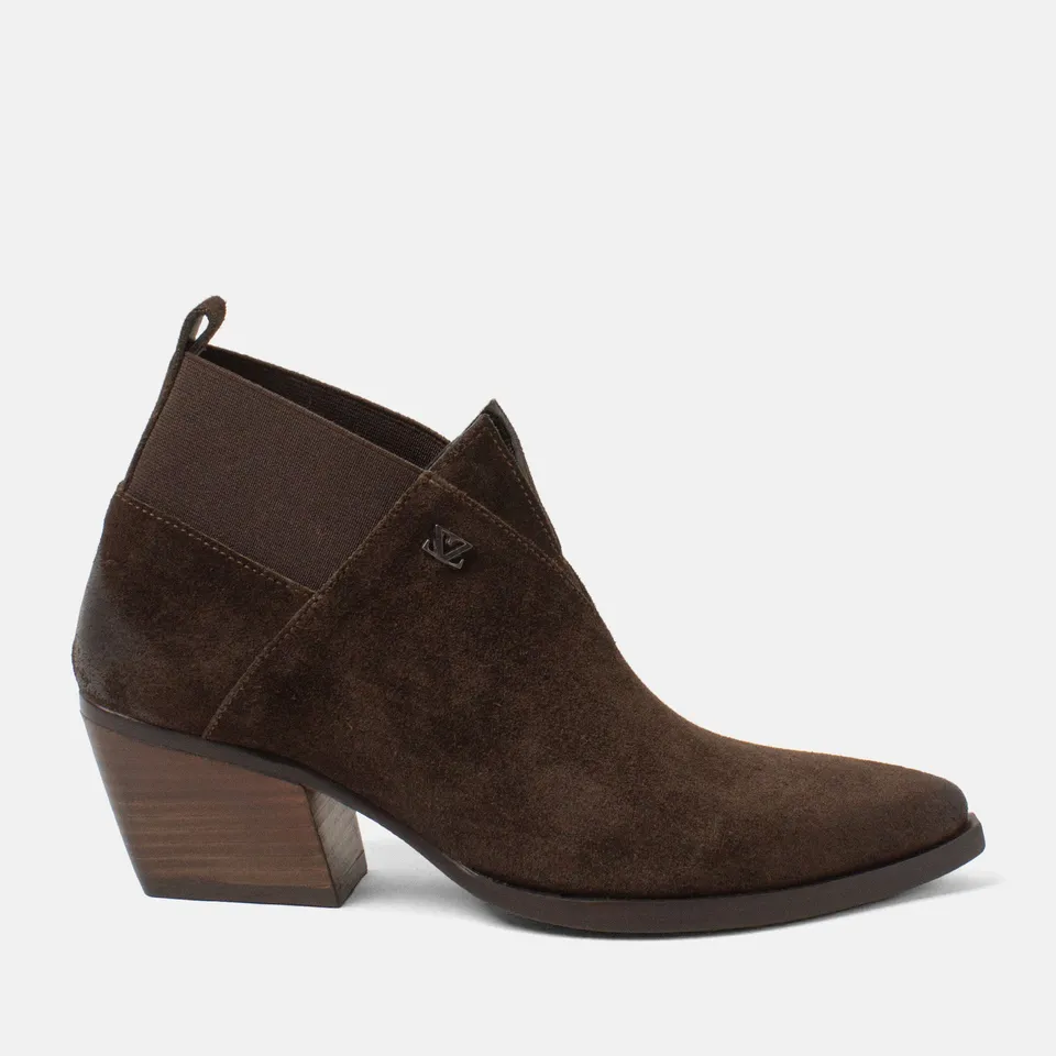 lazamani-britt-damen-wildleder-stiefeletten-brown image 1